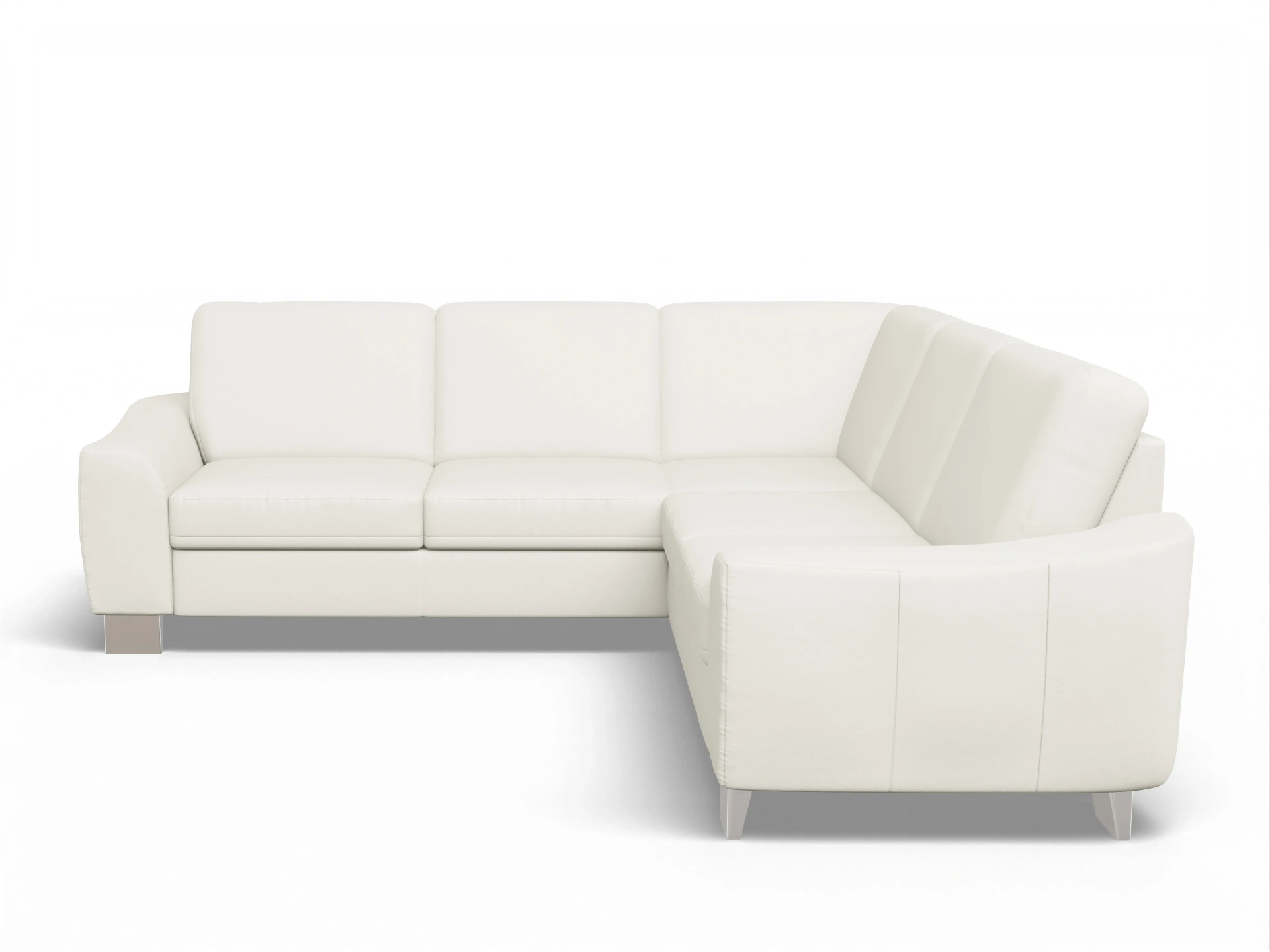 Ansicht des Produktes SC Select 1028 Ecksofa gleichschenklig in Leder Beige