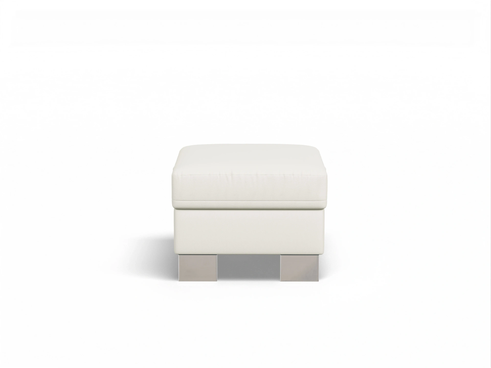 Ansicht des Produktes SC Select 1028 Hocker in Leder Beige