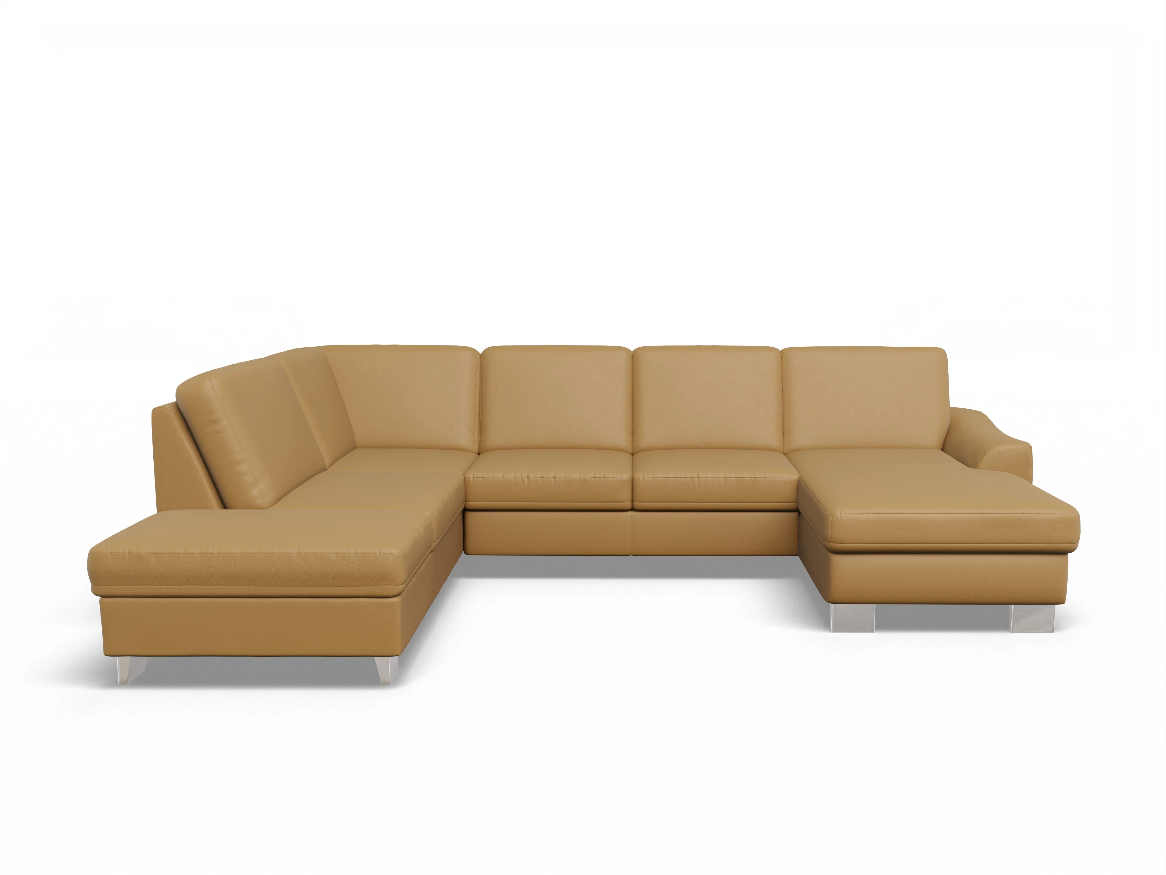 Ansicht des Produktes Sitz Concept select 1028 Wohnlandschaft offen beidseitig in Leder Gelb