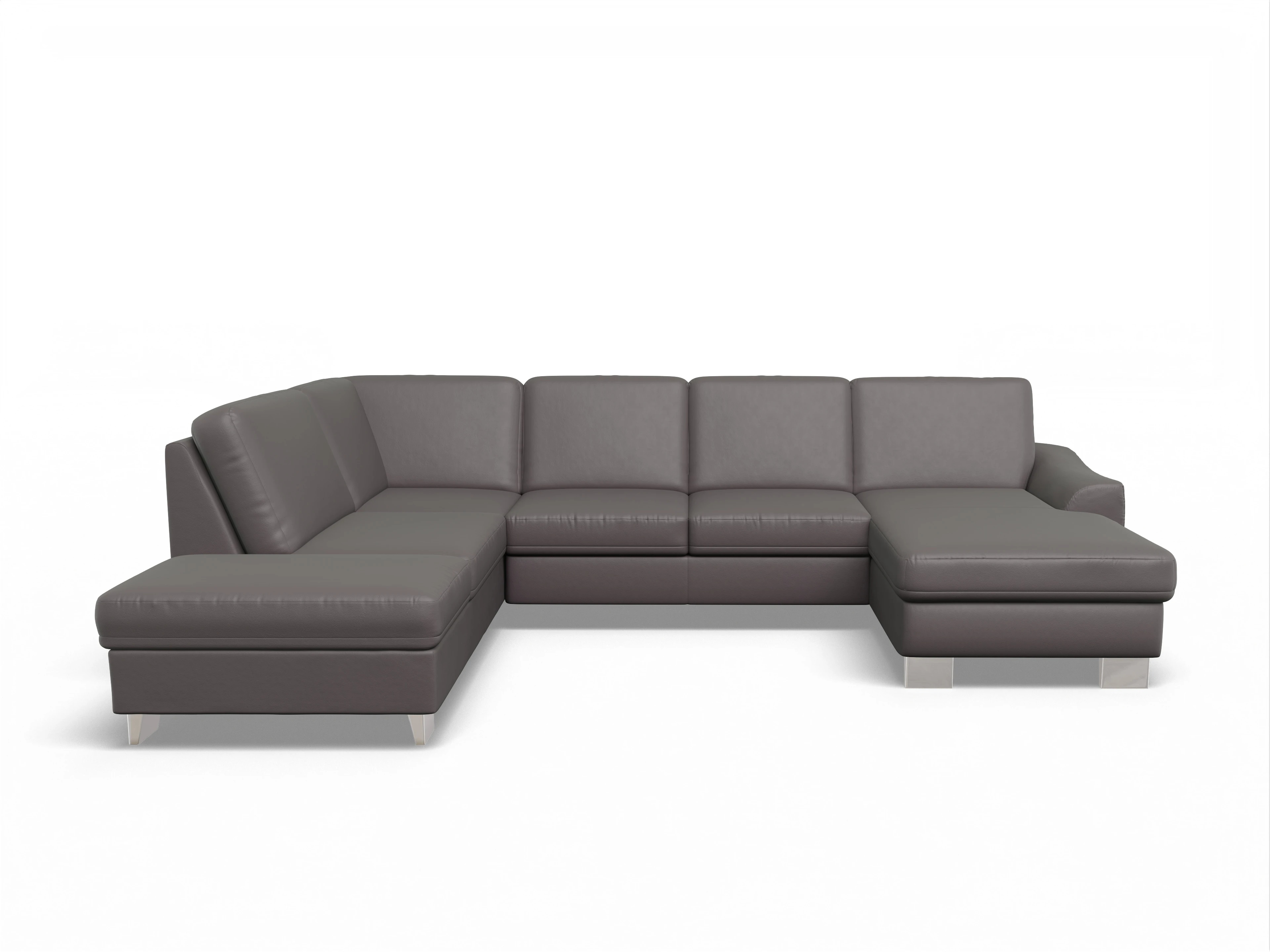Ansicht des Produktes Sitz Concept select 1028 Wohnlandschaft offen beidseitig in Leder Braun