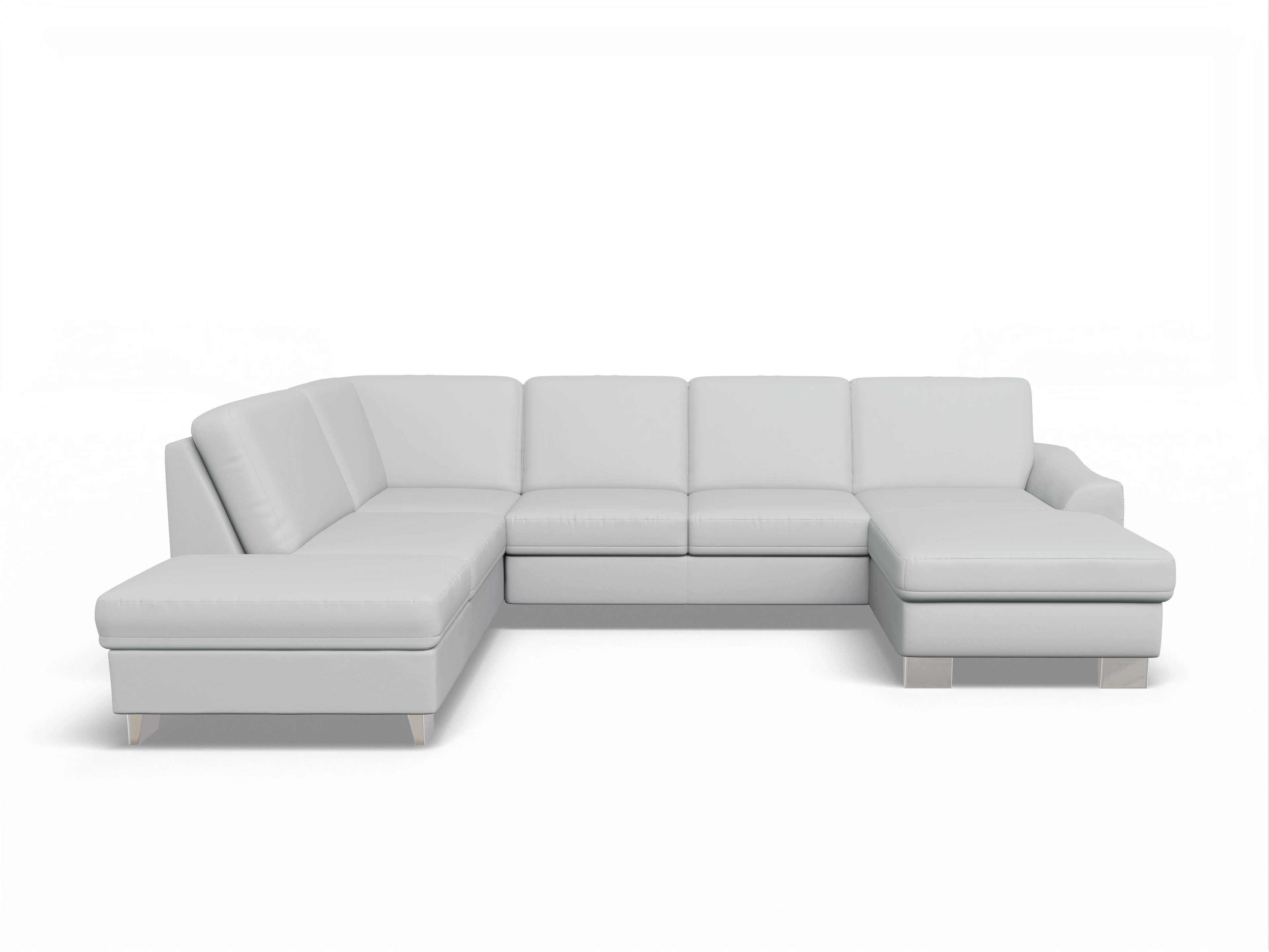 Ansicht des Produktes Sitz Concept select 1028 Wohnlandschaft offen beidseitig in Leder Grau