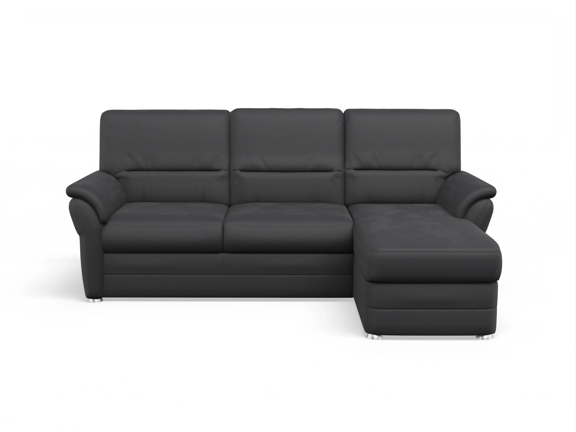 Ansicht des Produktes SC Classic 1036 Ecksofa rechts Abschluss offen in Stoff Grau