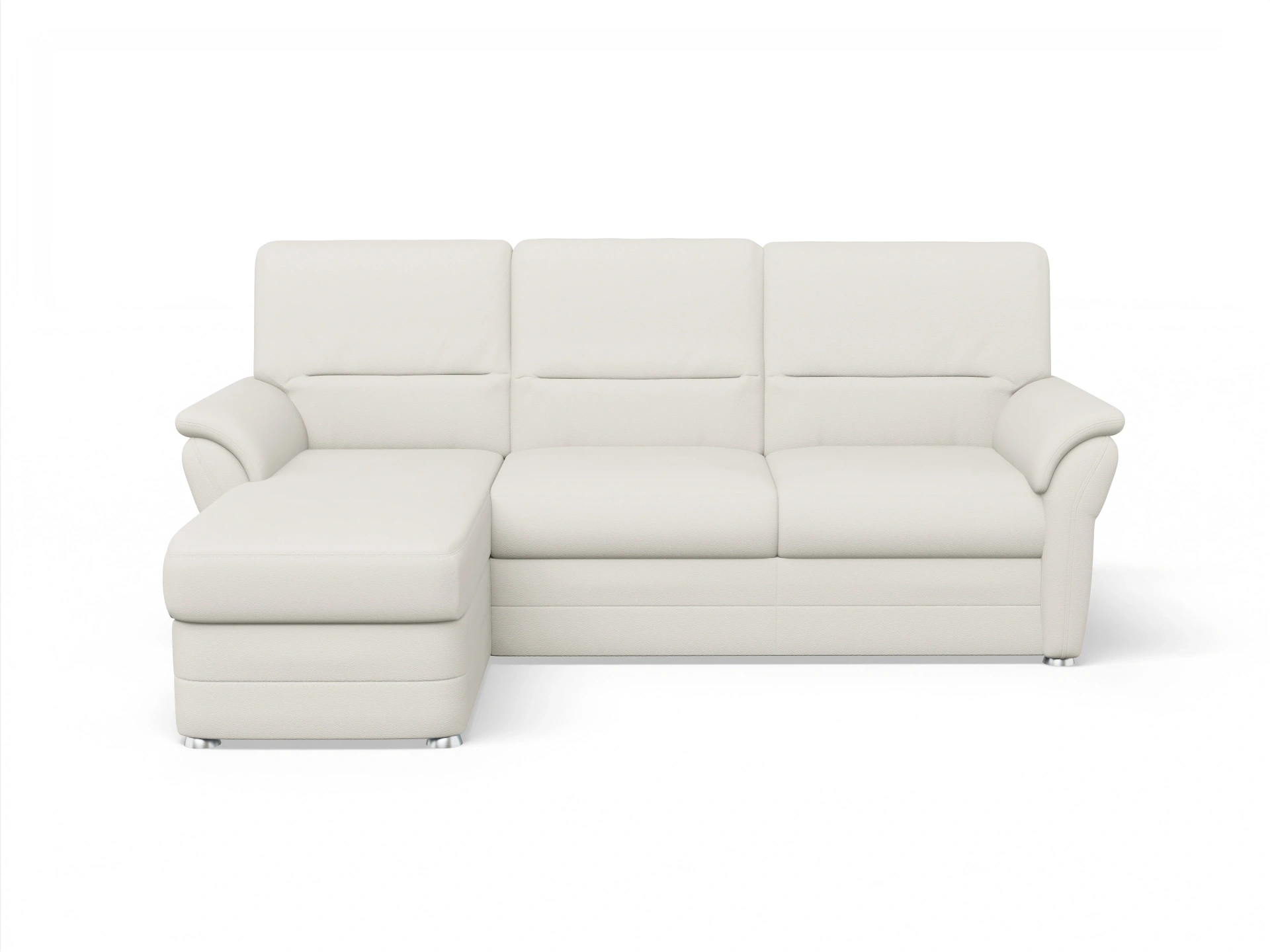 Ansicht des Produktes SC Classic 1036 Ecksofa links Abschluss offen in Stoff Grau