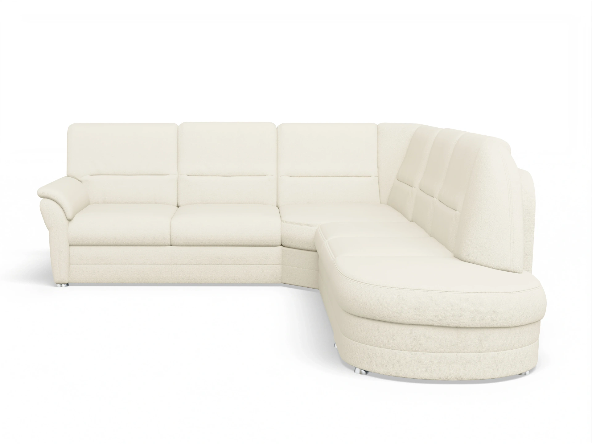 Ansicht des Produktes SC Classic 1036 Ecksofa rechts Abschluss offen in Stoff Beige