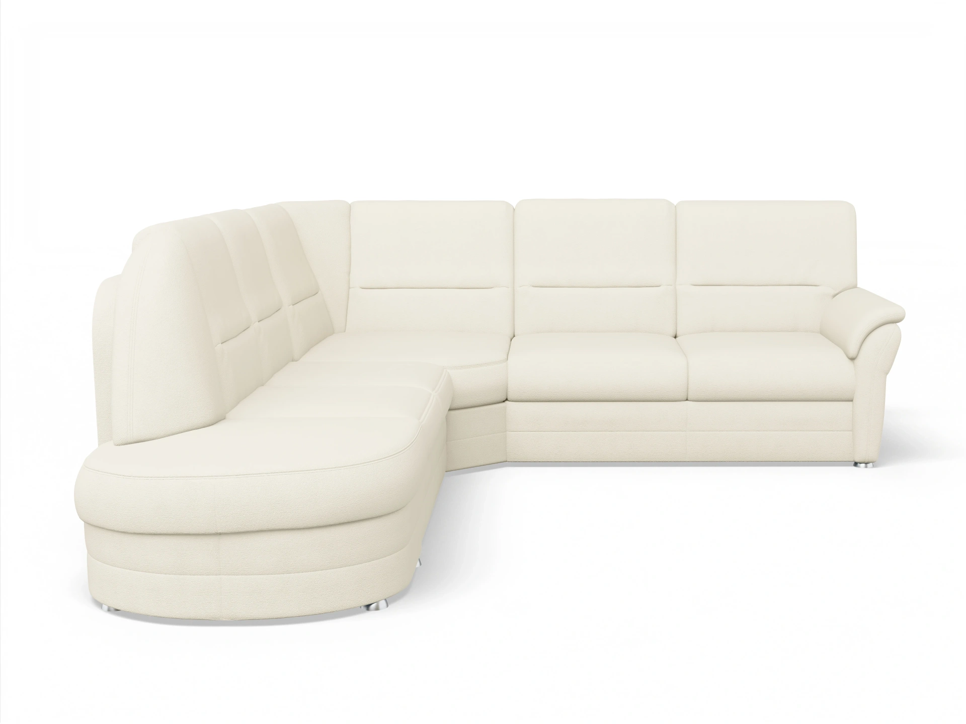 Ansicht des Produktes SC Classic 1036 Ecksofa links Abschluss offen in Stoff Beige