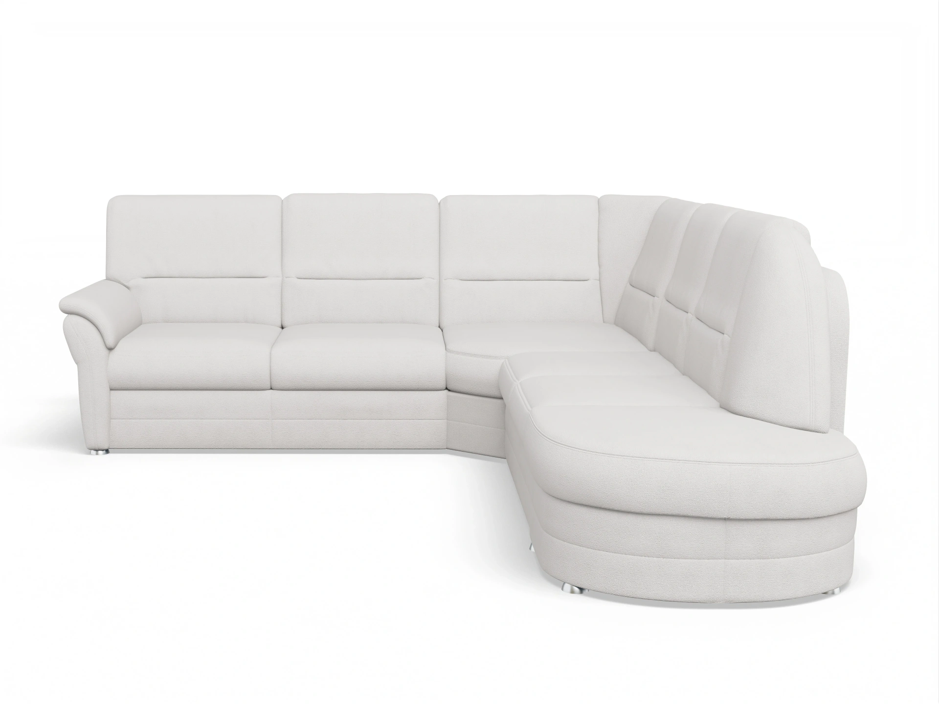 Sitz Concept Classic 1036 Q AhoRNE Medium R Ansicht des Produktes SC Classic 1036 Ecksofa rechts Abschluss offen in Stoff Grau