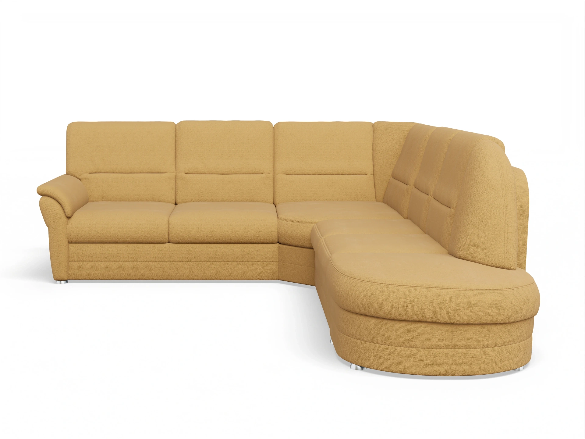 Ansicht des Produktes SC Classic 1036 Ecksofa rechts Abschluss offen in Stoff Gelb