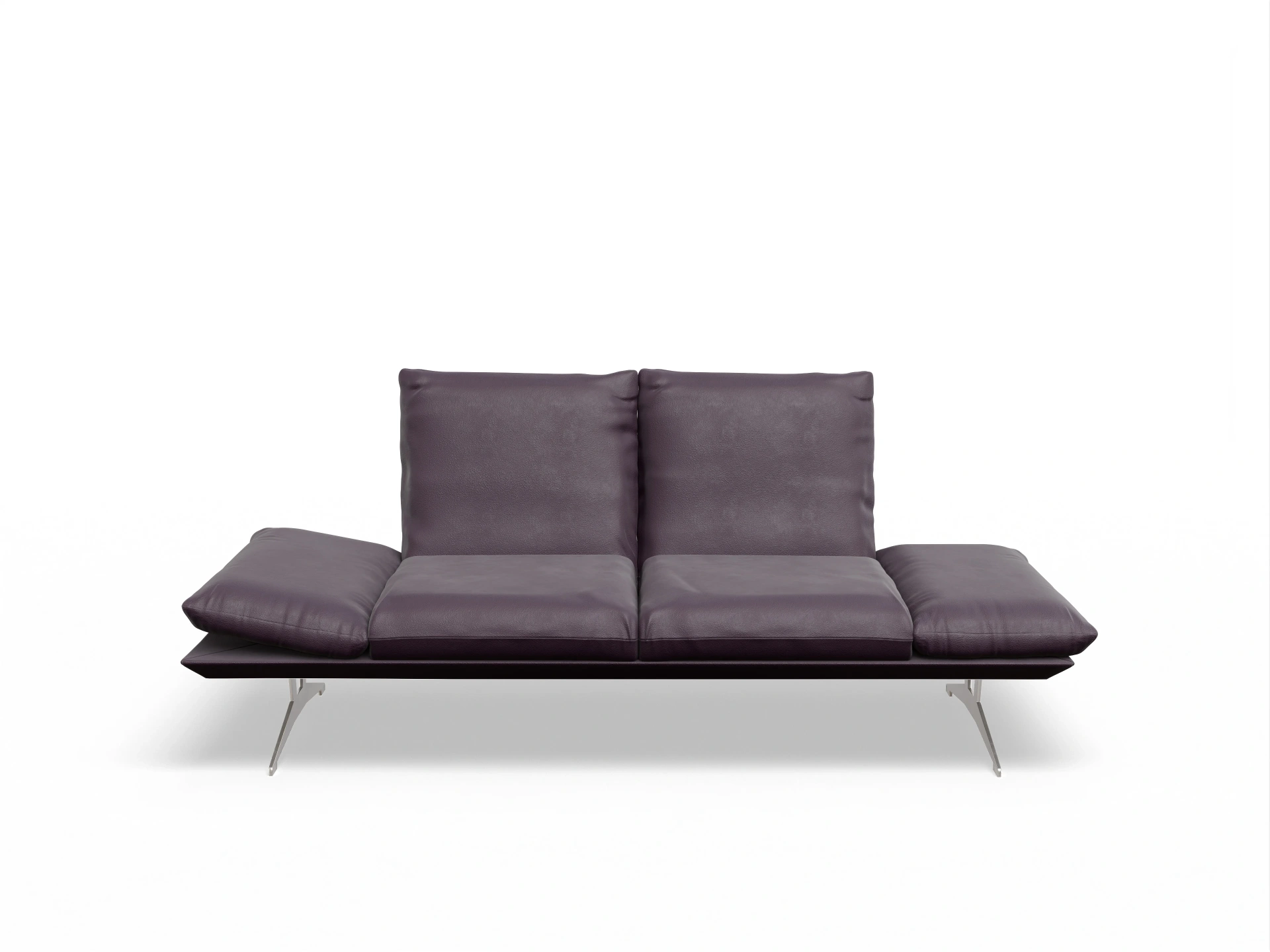 Ansicht des Produktes Francis 2-Sitzer Sofa in Leder Lila