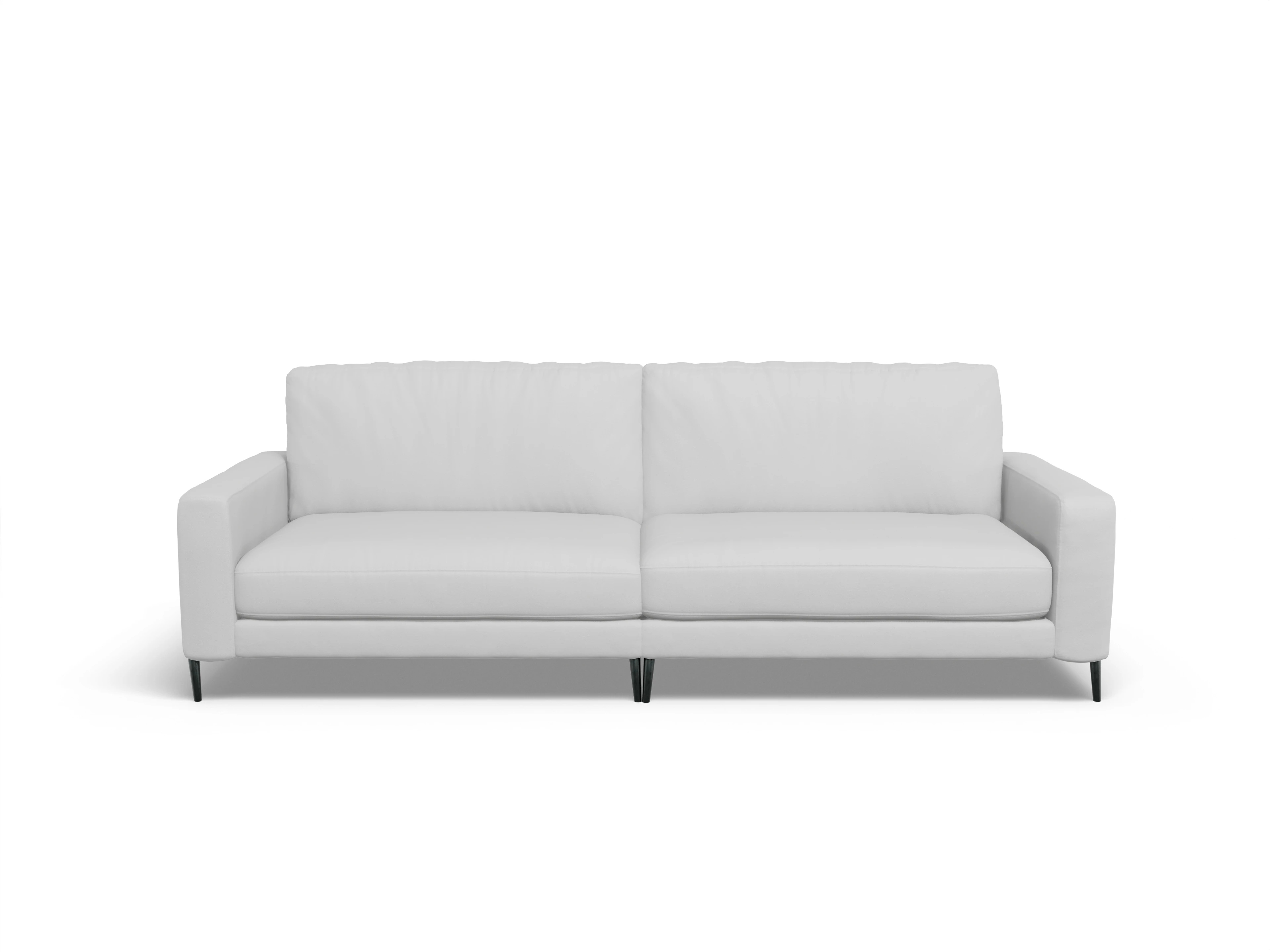 Ansicht des Produktes Urbana 3-Sitzer Sofa in Leder Grau