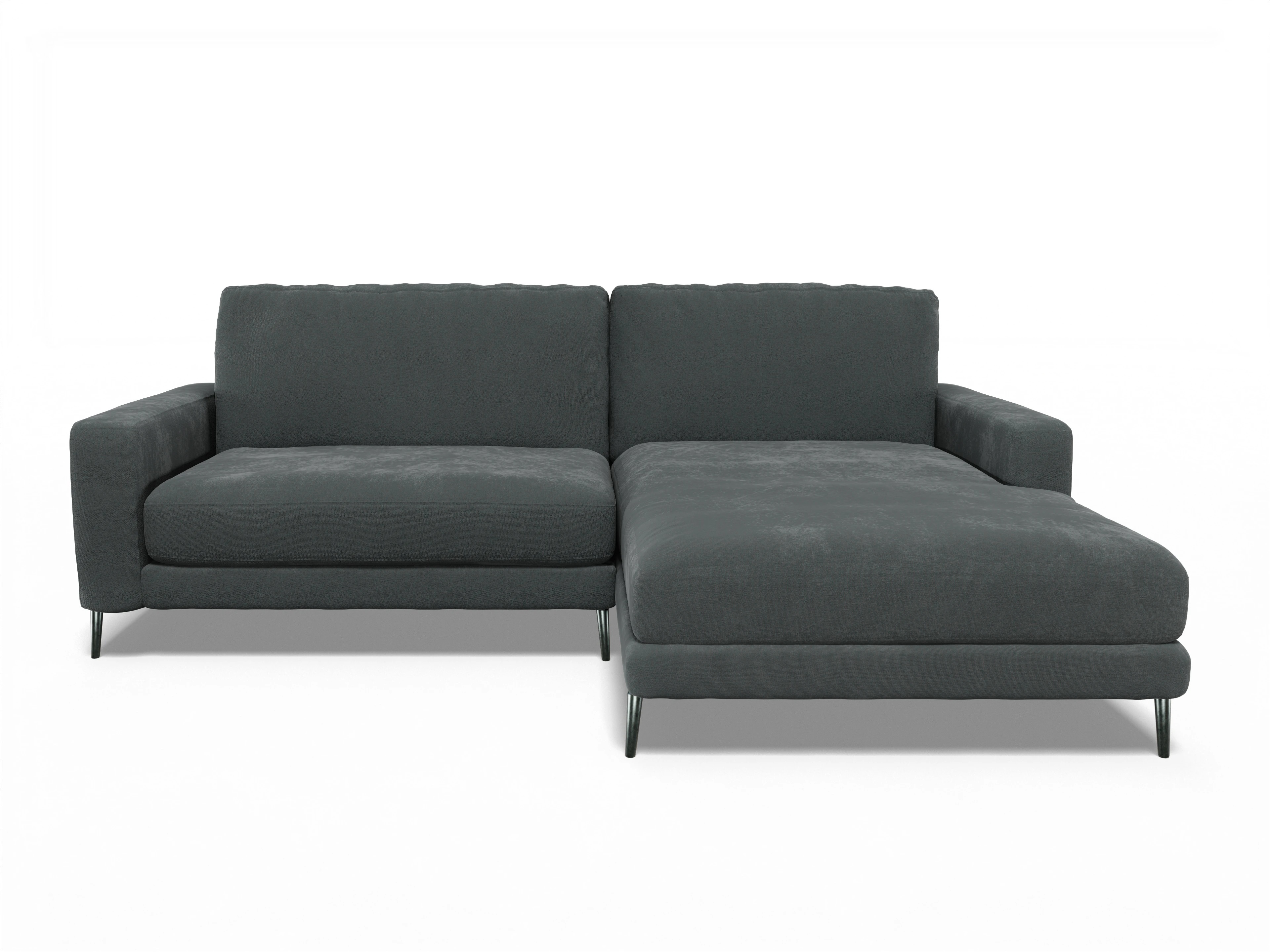 Ansicht des Produktes Urbana Ecksofa rechts Abschluss offen in Stoff Grau