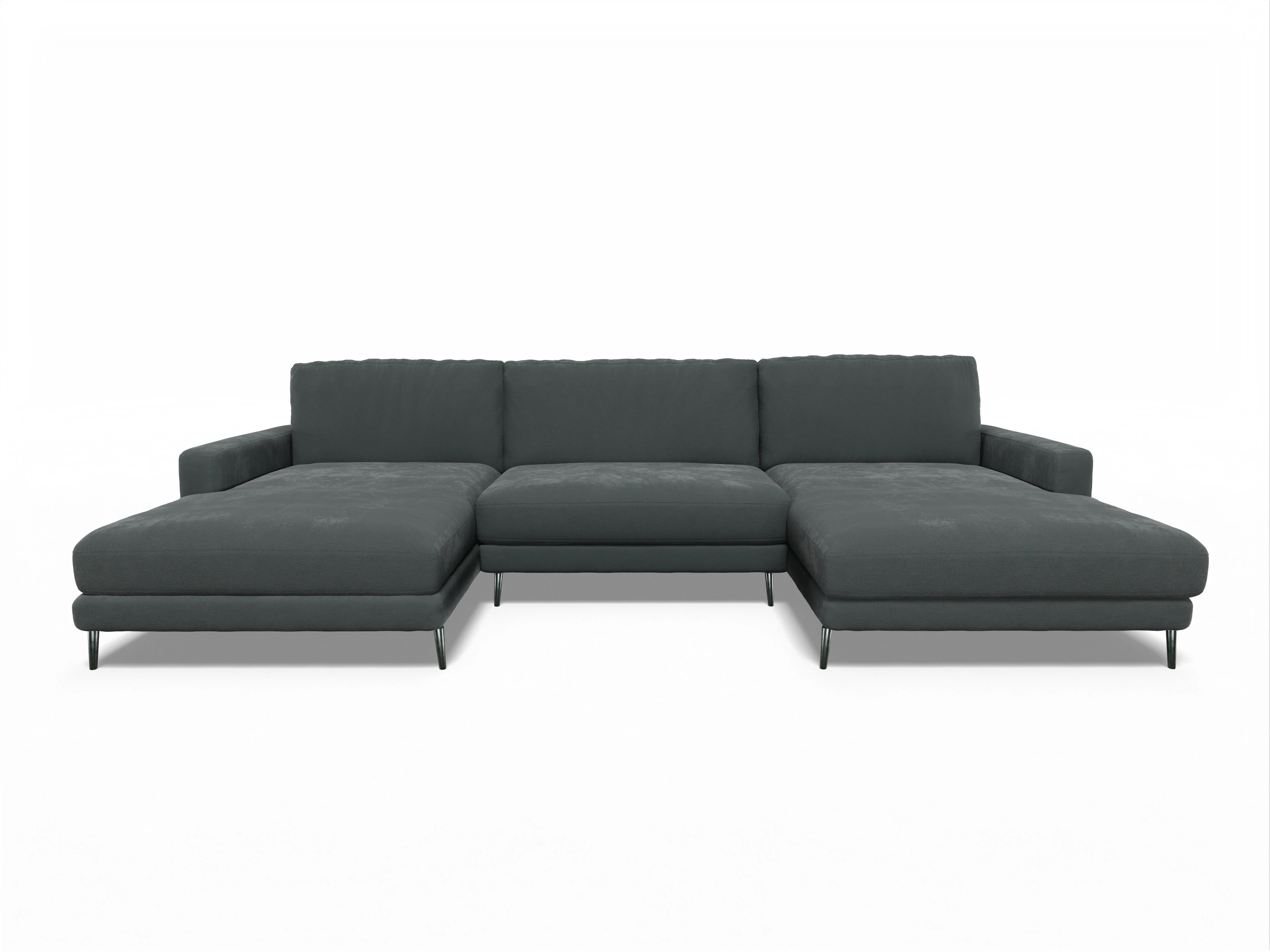 Ansicht des Produktes Urbana Wohnlandschaft offen beidseitig in Stoff Grau