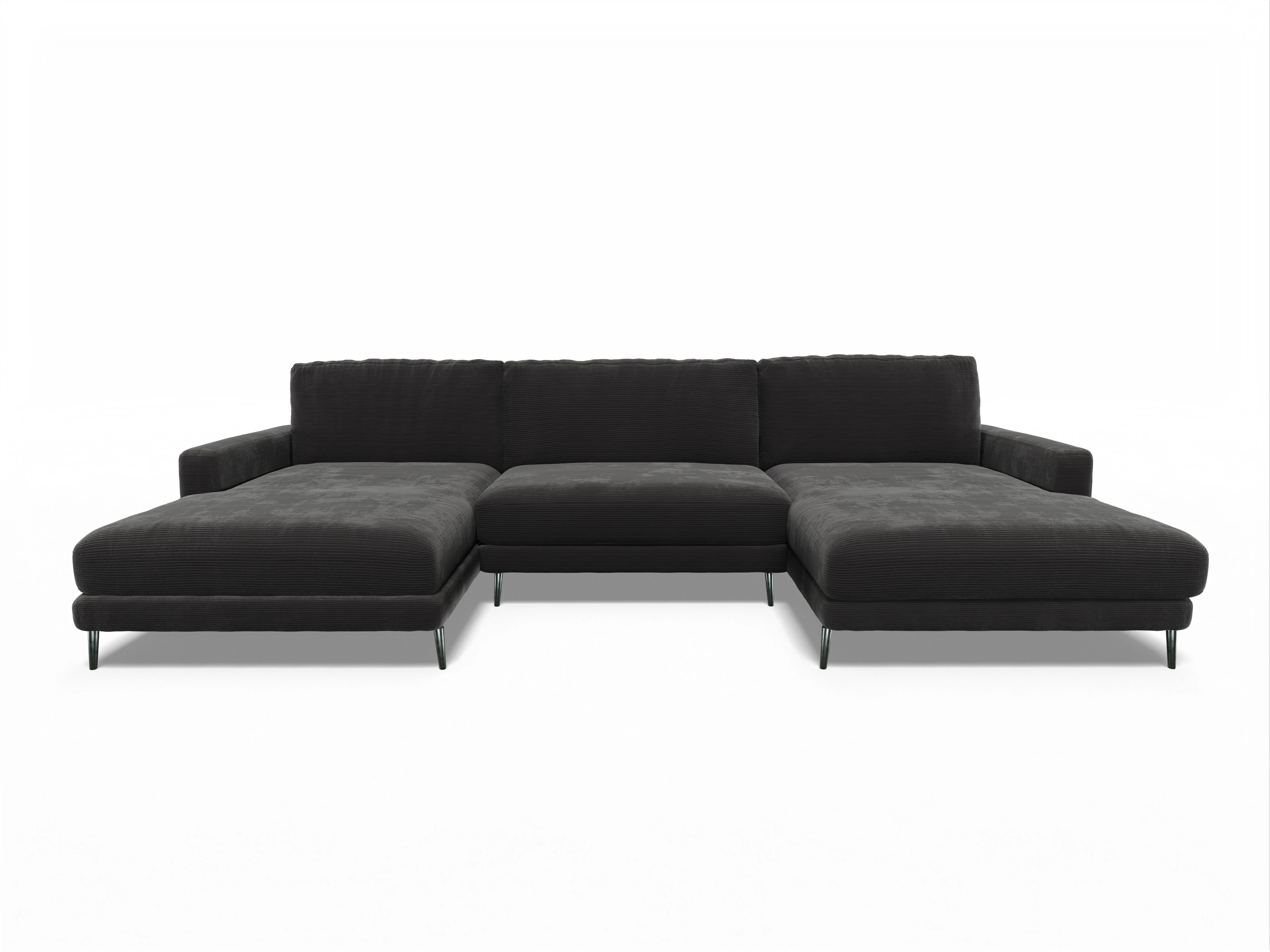 Ansicht des Produktes Urbana Wohnlandschaft offen beidseitig in Stoff Grau