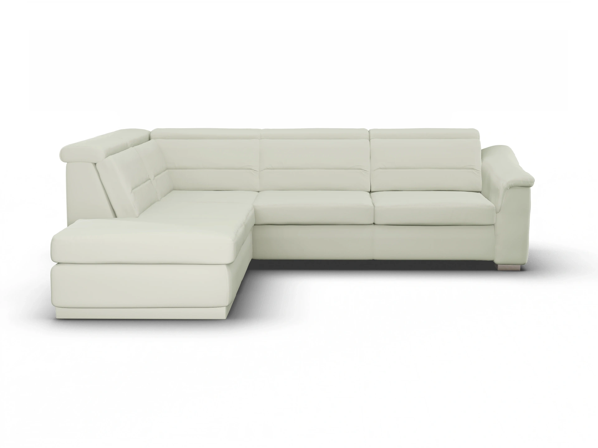 Ansicht des Produktes SC Family 1008 Ecksofa links Abschluss offen in Stoff Beige