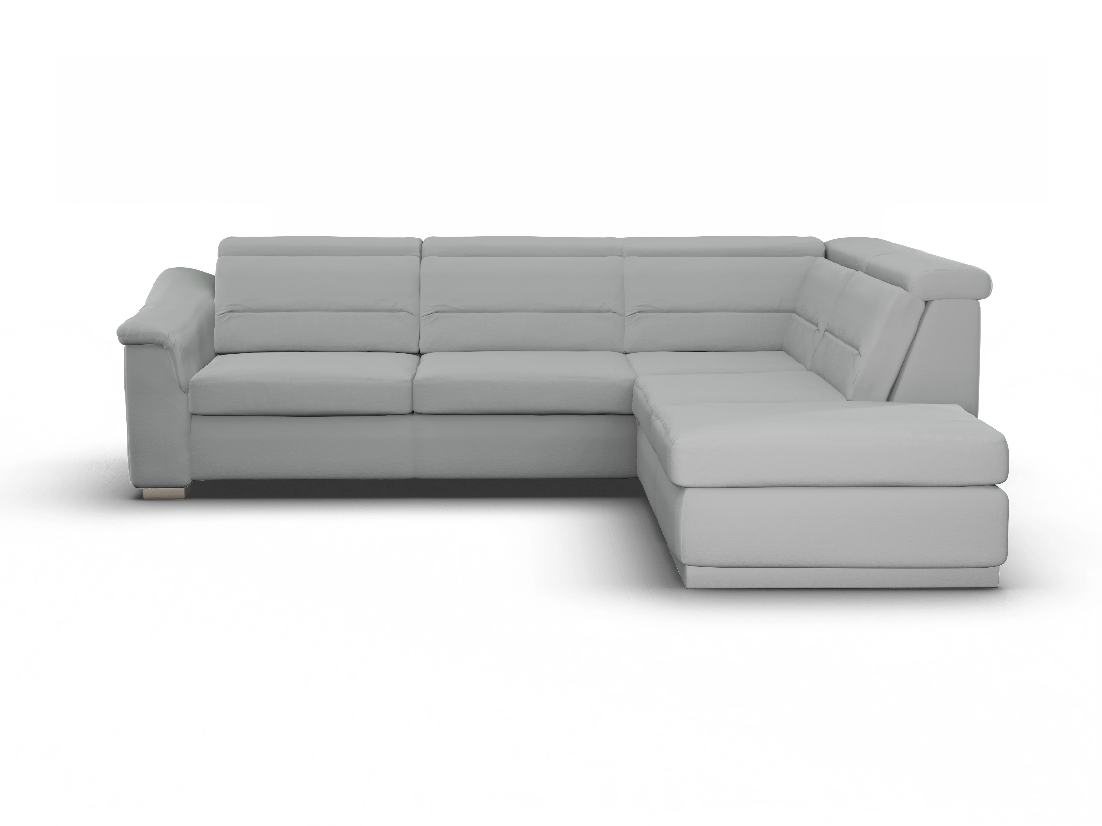 Ansicht des Produktes Sitz Concept family 1008 Ecksofa rechts Abschluss offen in Stoff Grau