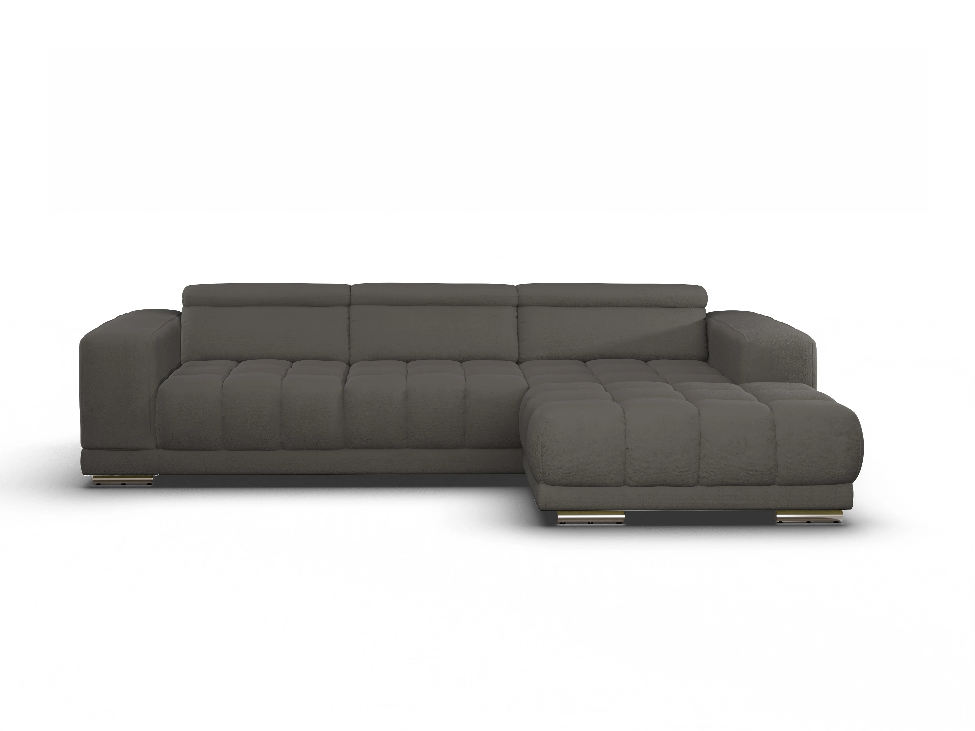 Sitz Concept smart 1031 Canapé Medium R Ansicht des Produktes SC Smart 1031 Ecksofa rechts Abschluss offen in Stoff Grau