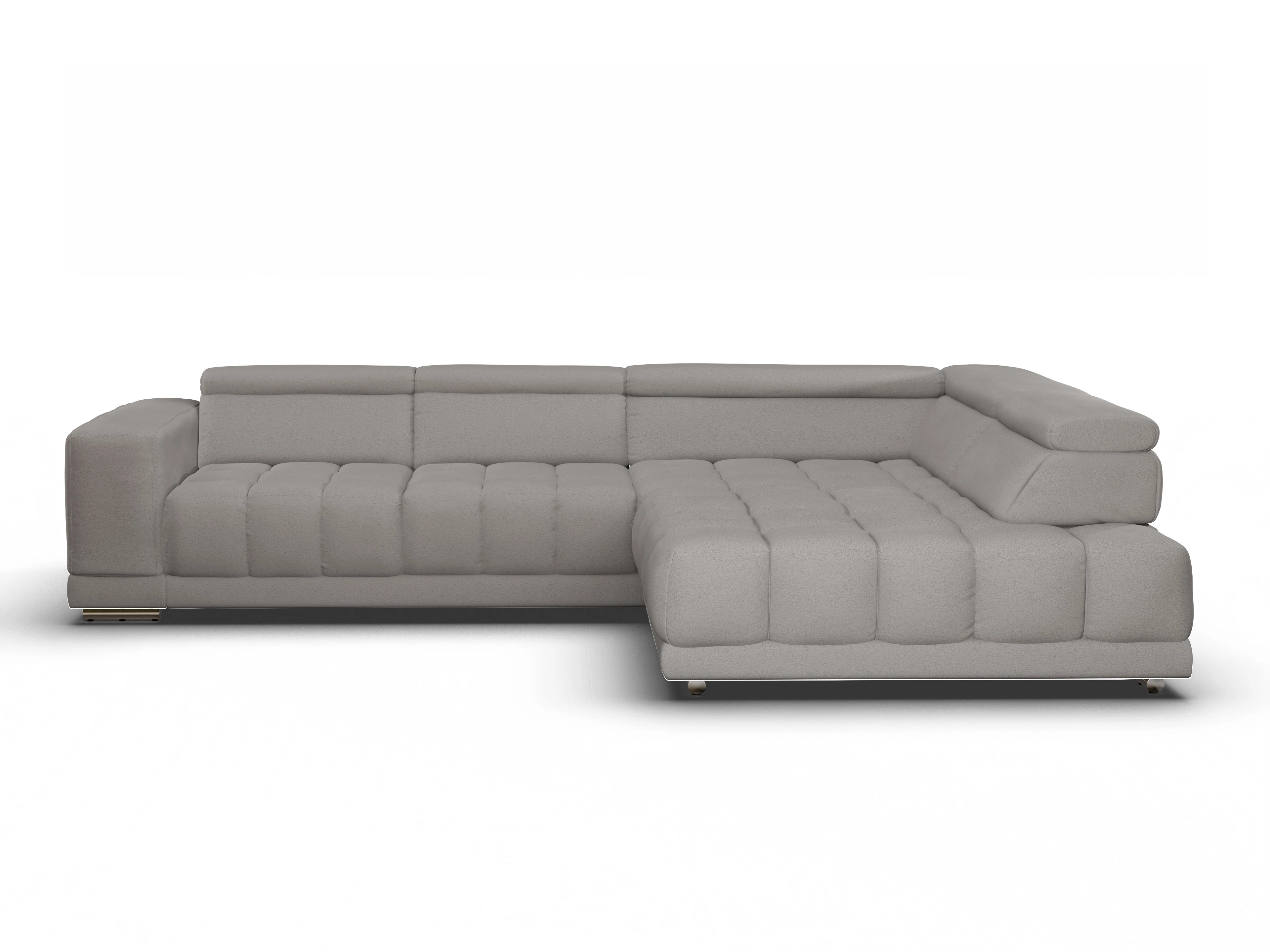 Ansicht des Produktes SC Smart 1031 Ecksofa rechts Abschluss offen in Stoff Grau