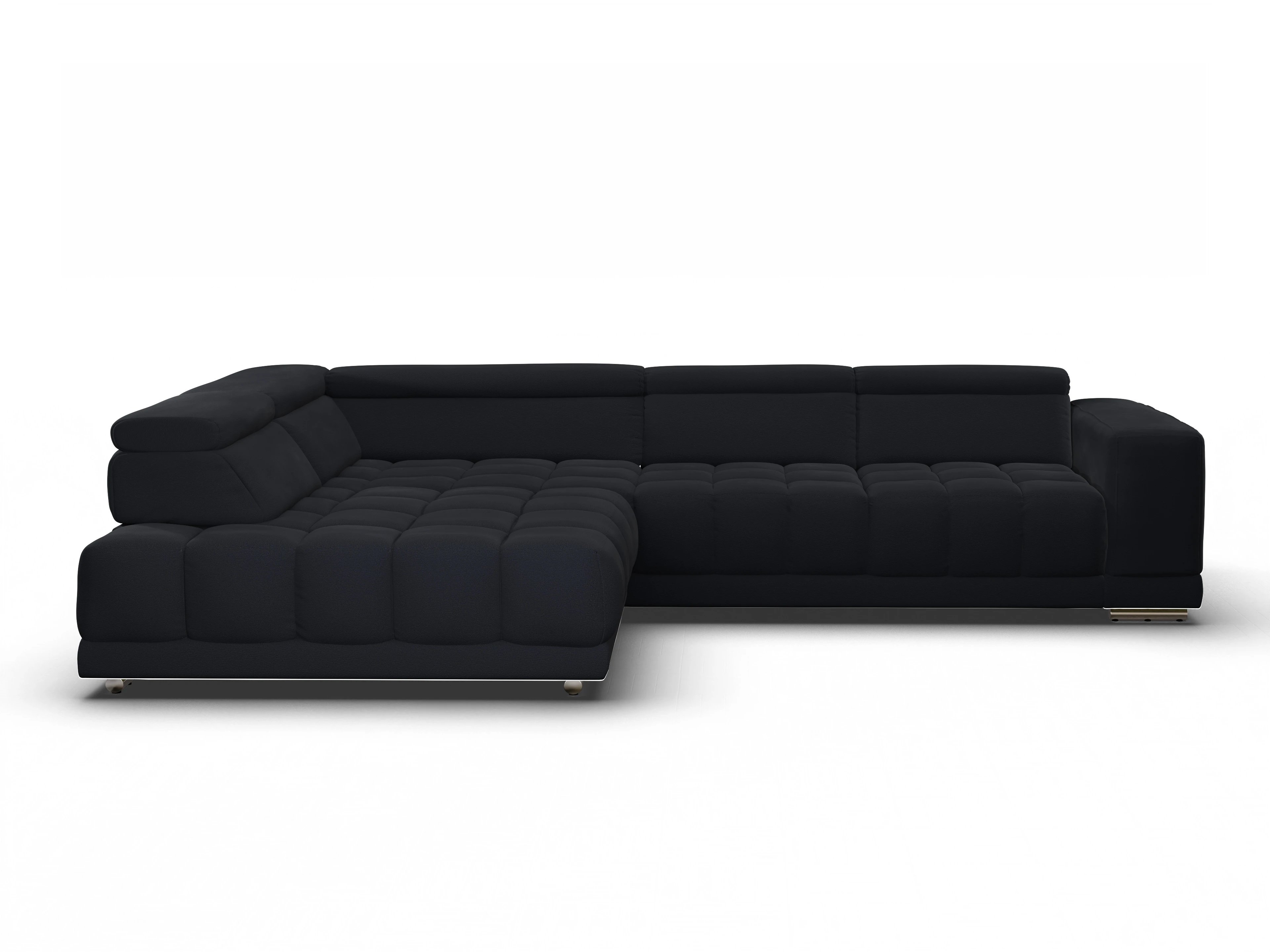 Ansicht des Produktes SC Smart 1031 Ecksofa links Abschluss offen in Stoff Blau