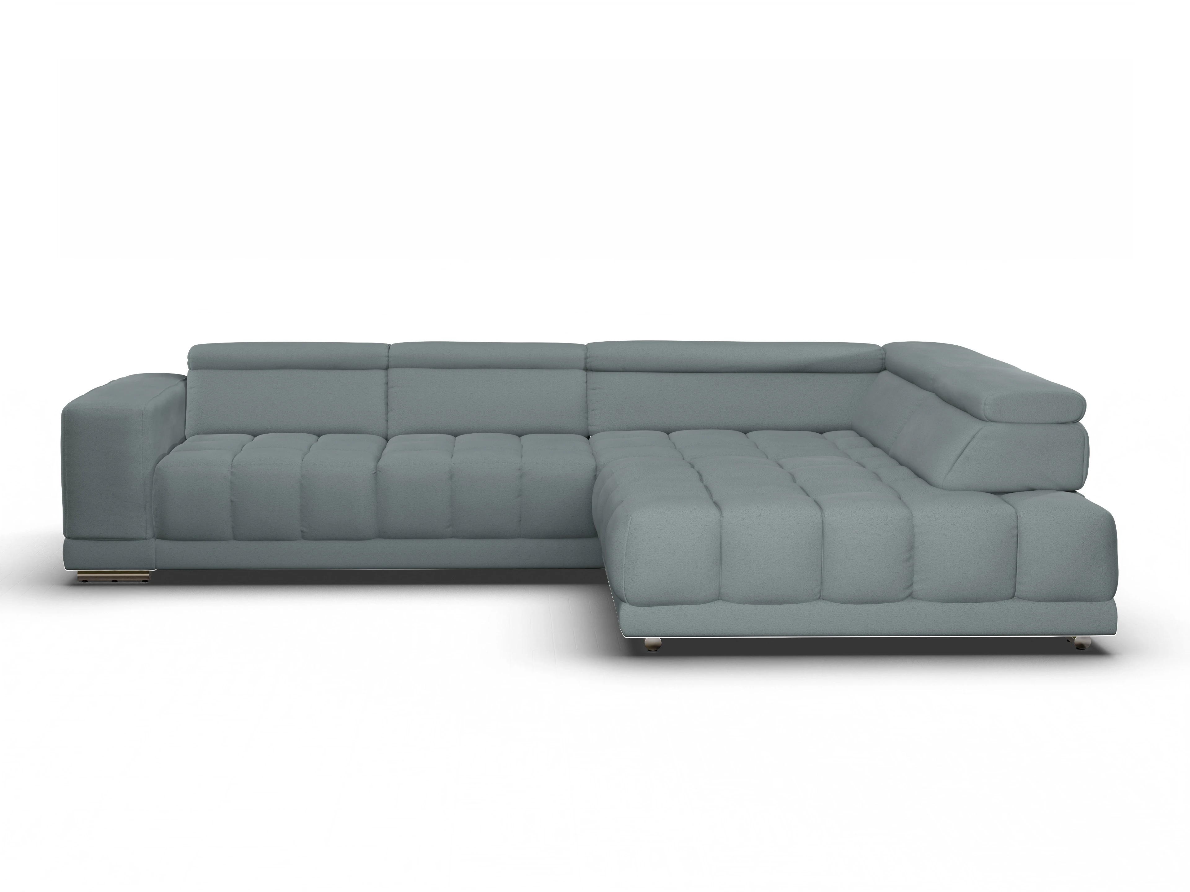 Ansicht des Produktes SC Smart 1031 Ecksofa rechts Abschluss offen in Stoff Grau