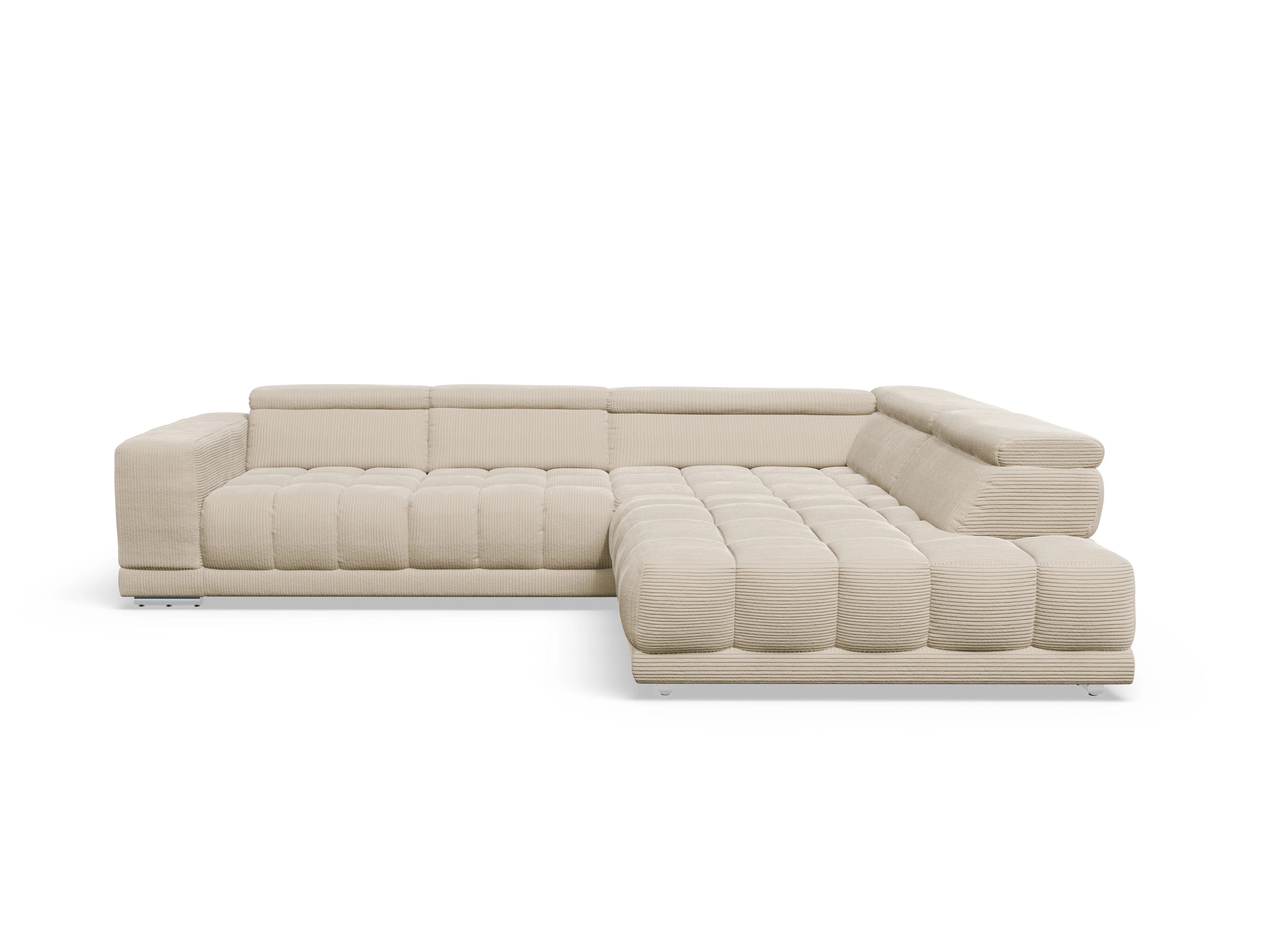 Sitz Concept smart 1031 SP15HOXL Medium R Ansicht des Produktes SC Smart 1031 Ecksofa rechts Abschluss offen in Stoff Beige