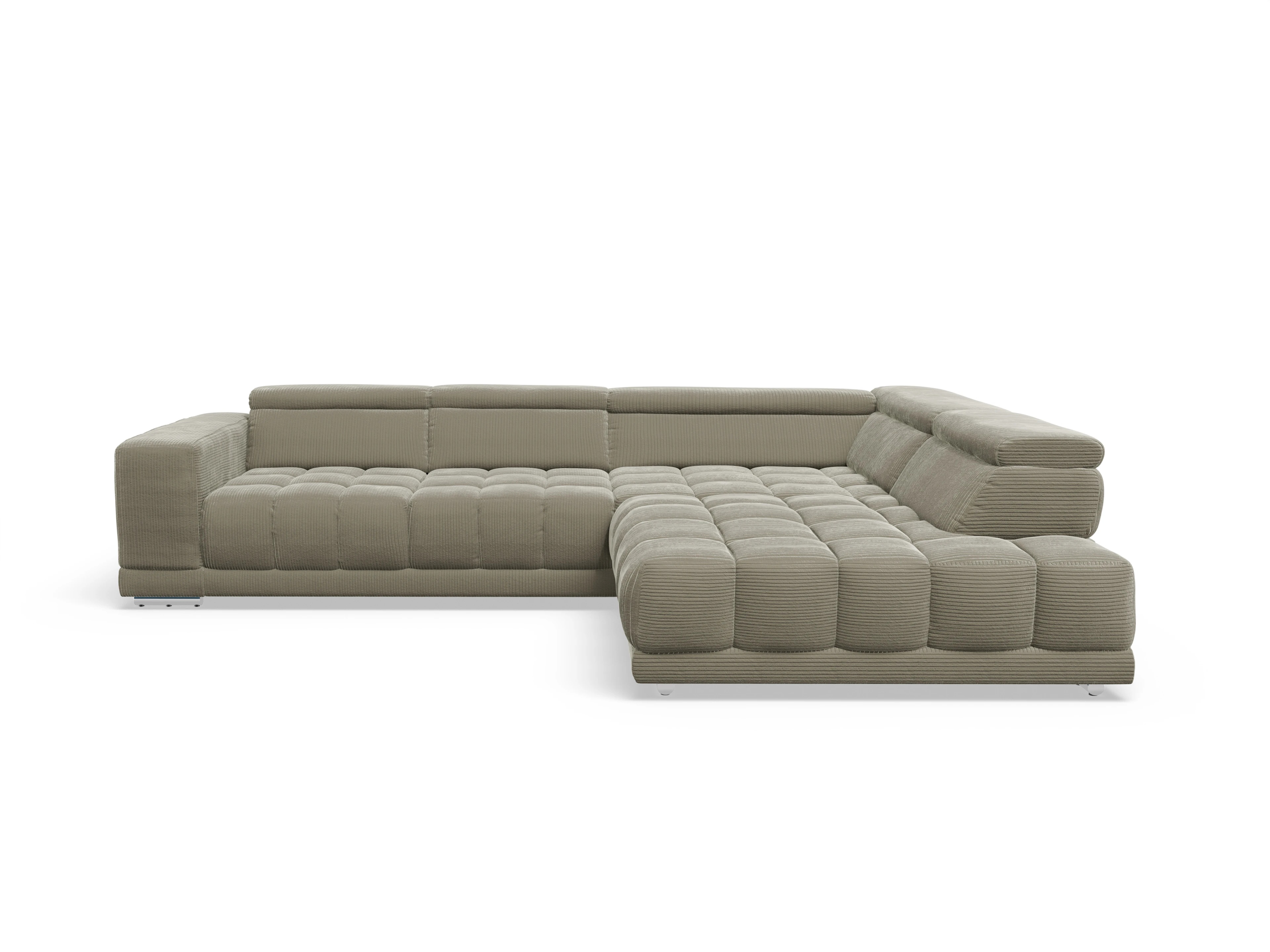 Sitz Concept smart 1031 SP15HOXL Medium R Ansicht des Produktes SC Smart 1031 Ecksofa rechts Abschluss offen in Stoff Grün