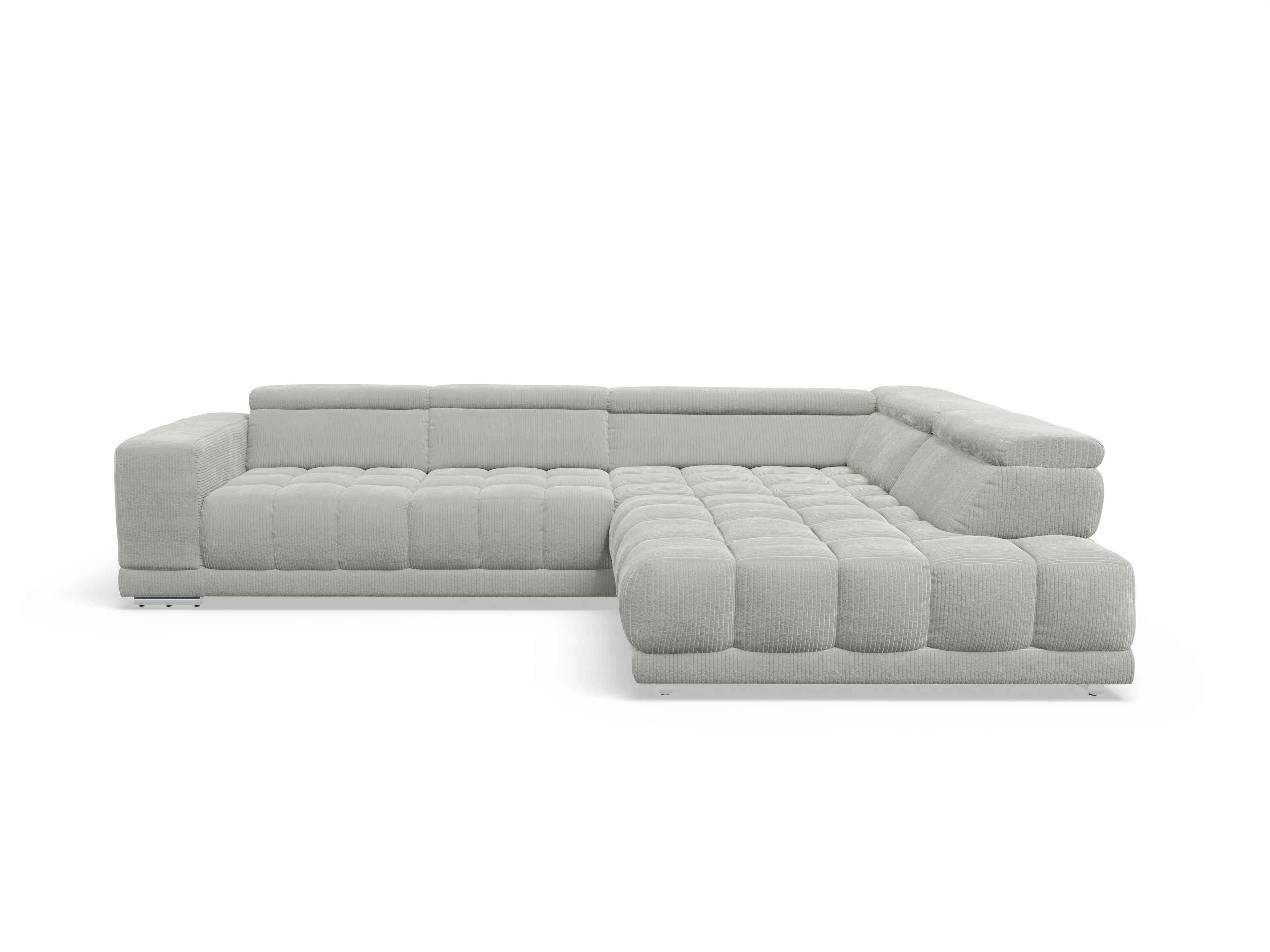 Sitz Concept smart 1031 SP15HOXL Medium R Ansicht des Produktes SC Smart 1031 Ecksofa rechts Abschluss offen in Stoff Grau
