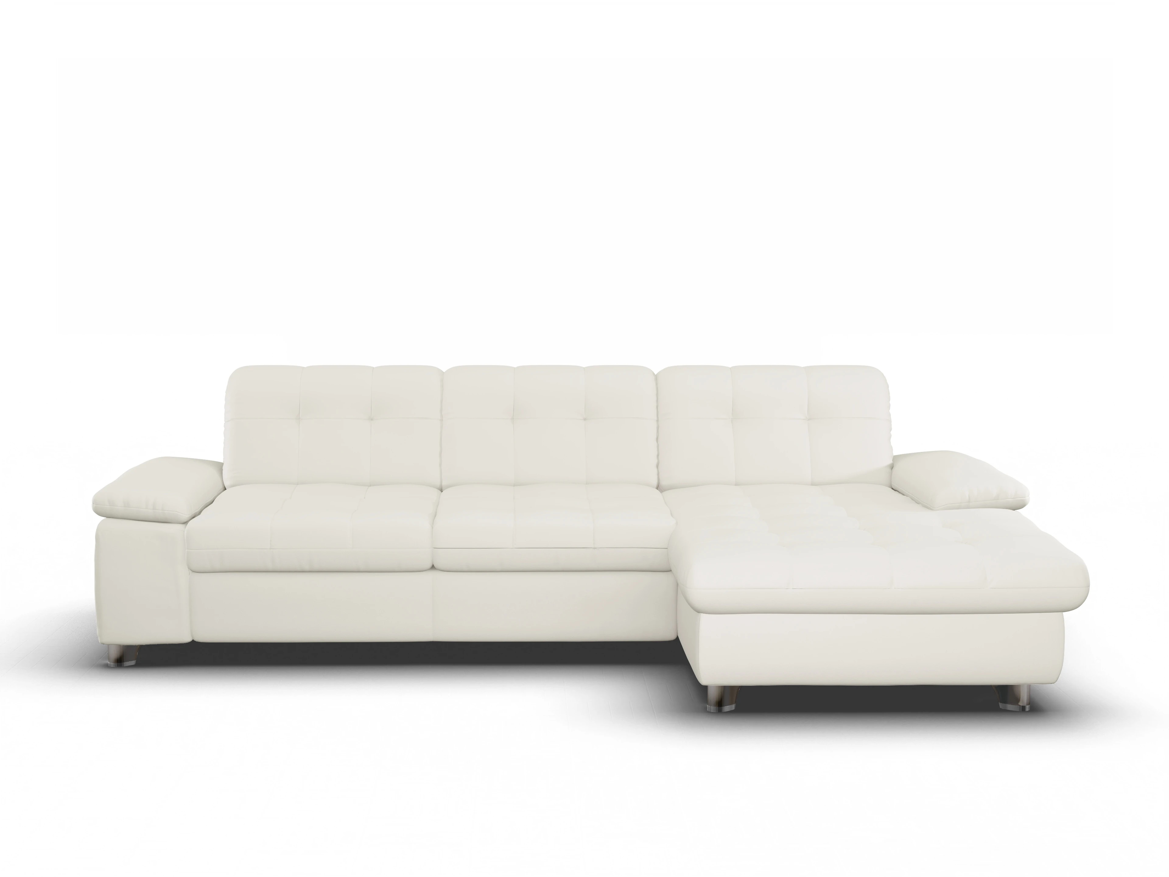 Ansicht des Produktes SC Select 1012 Ecksofa rechts Abschluss offen in Leder Beige