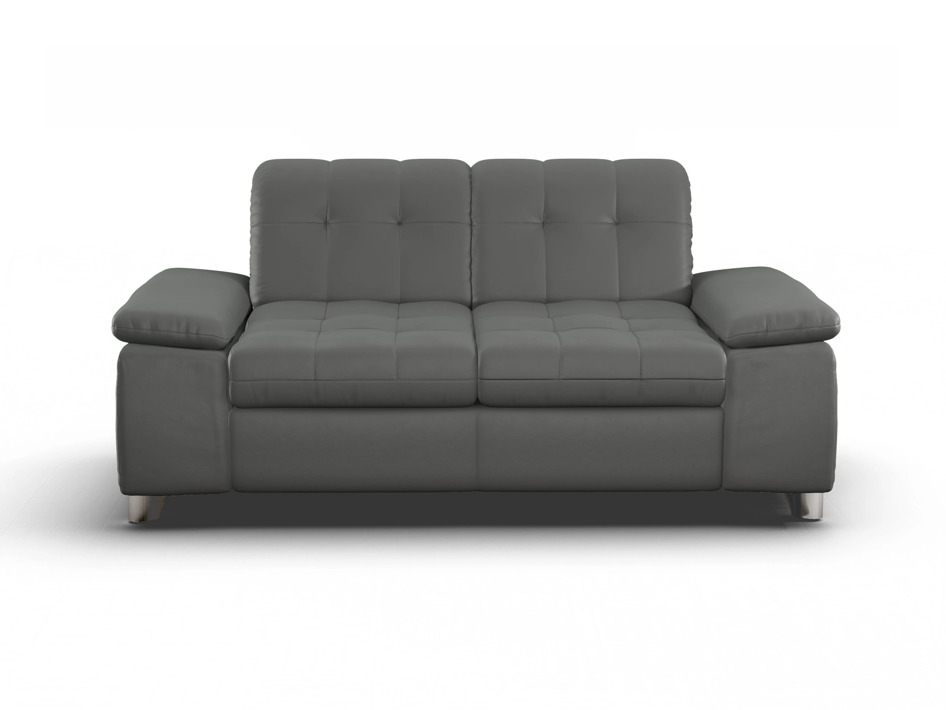 Ansicht des Produktes SC Select 1012 2,5-Sitzer Sofa in Leder Grau