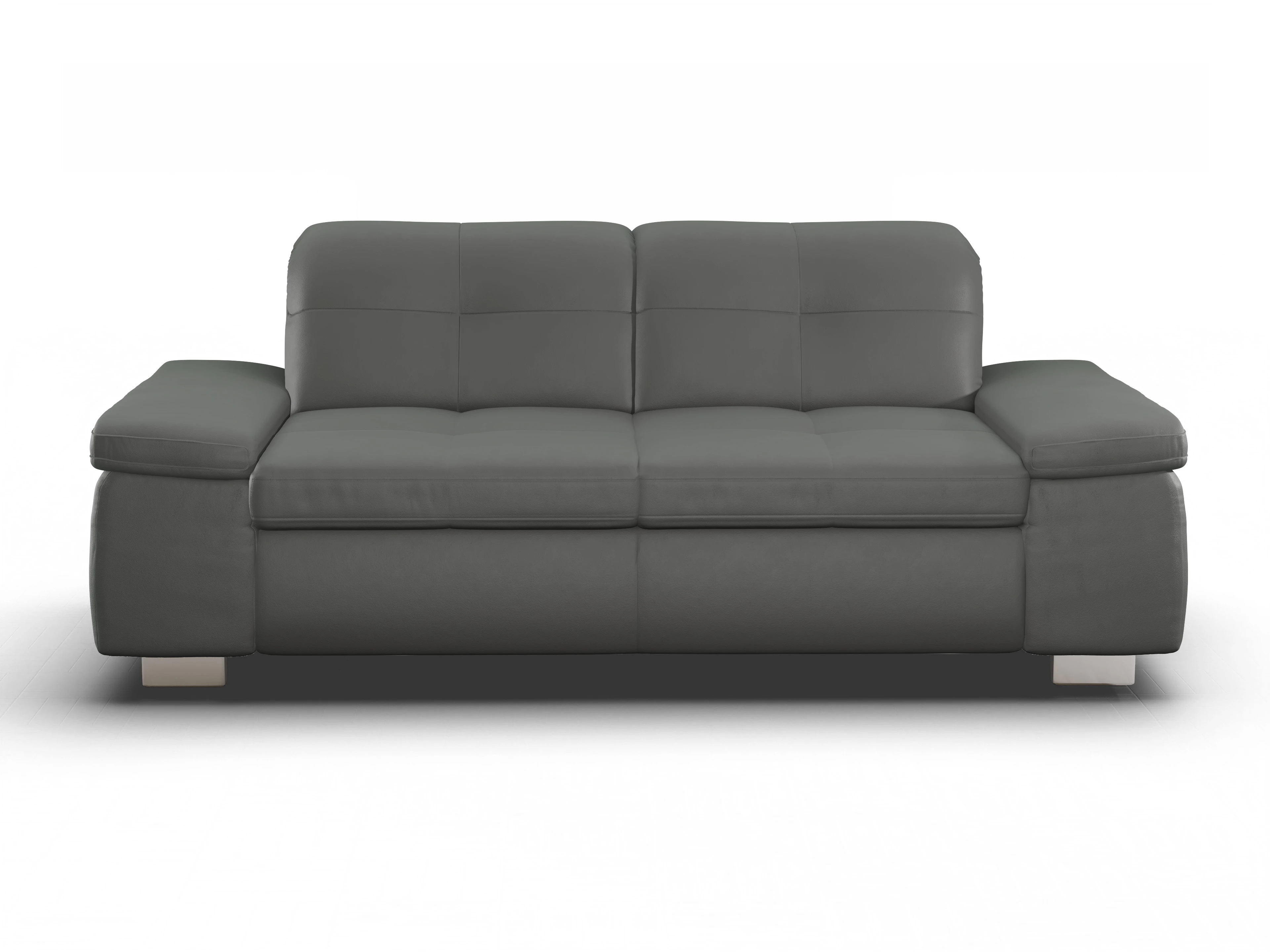 Ansicht des Produktes SC Select 1001 3-Sitzer Sofa in Leder Grau
