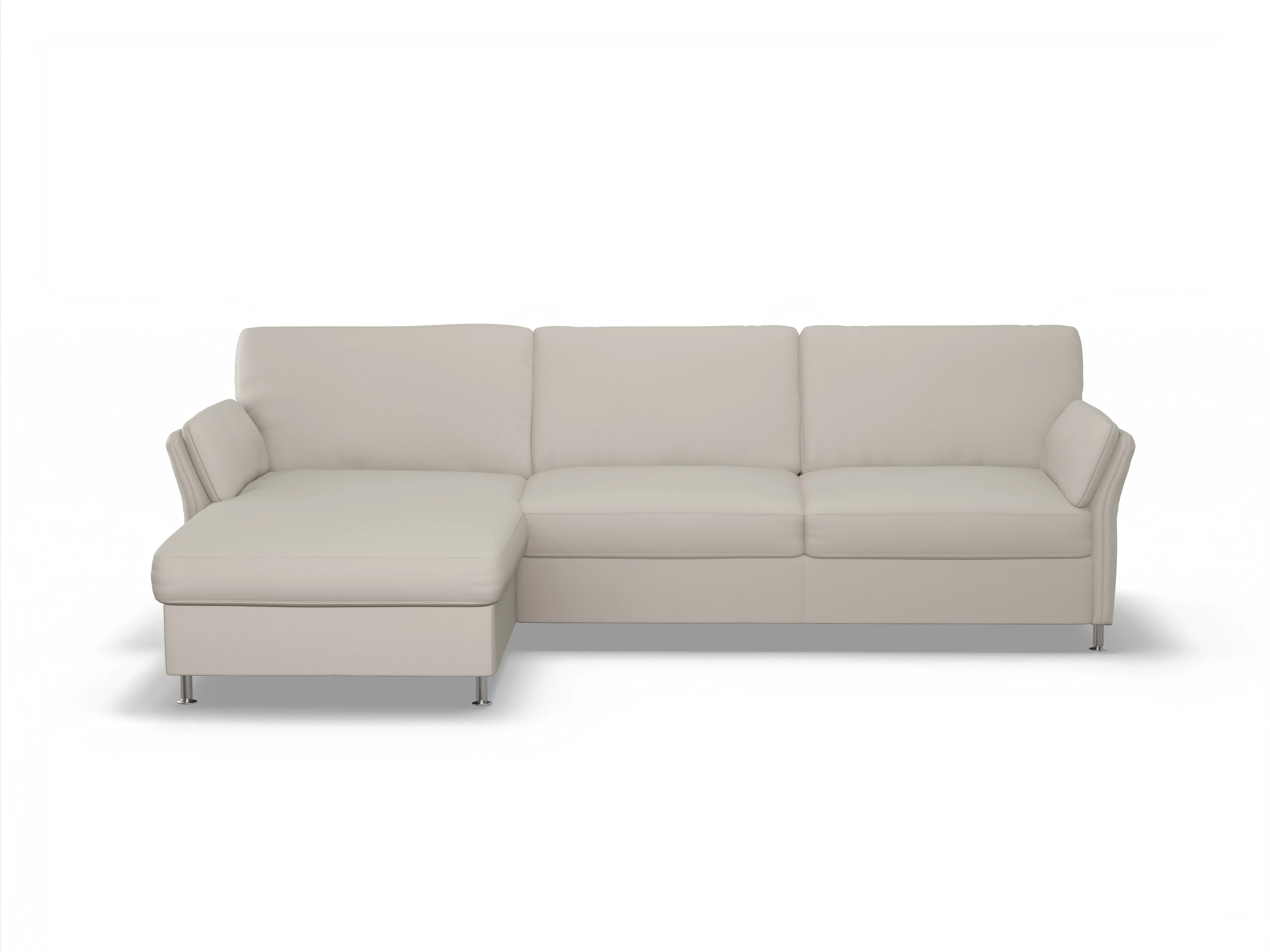Ansicht des Produktes SC Family 1067 Ecksofa links Abschluss offen in Stoff Beige