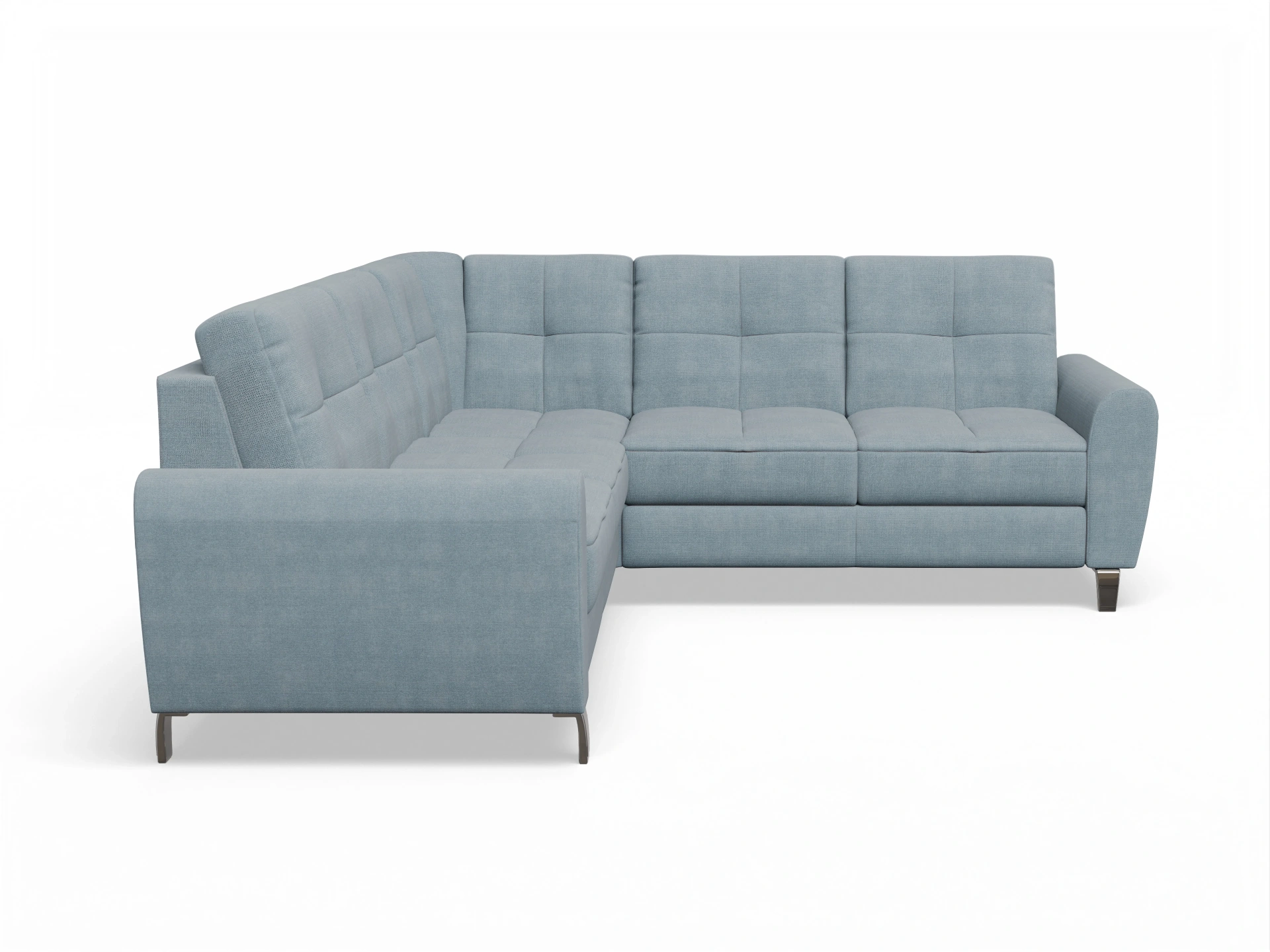 Ansicht des Produktes Valona Ecksofa gleichschenklig in Stoff Blau
