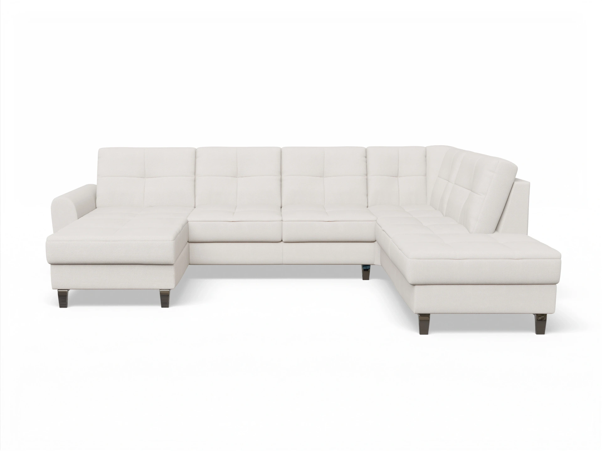 Ansicht des Produktes Valona Wohnlandschaft offen beidseitig in Stoff Beige