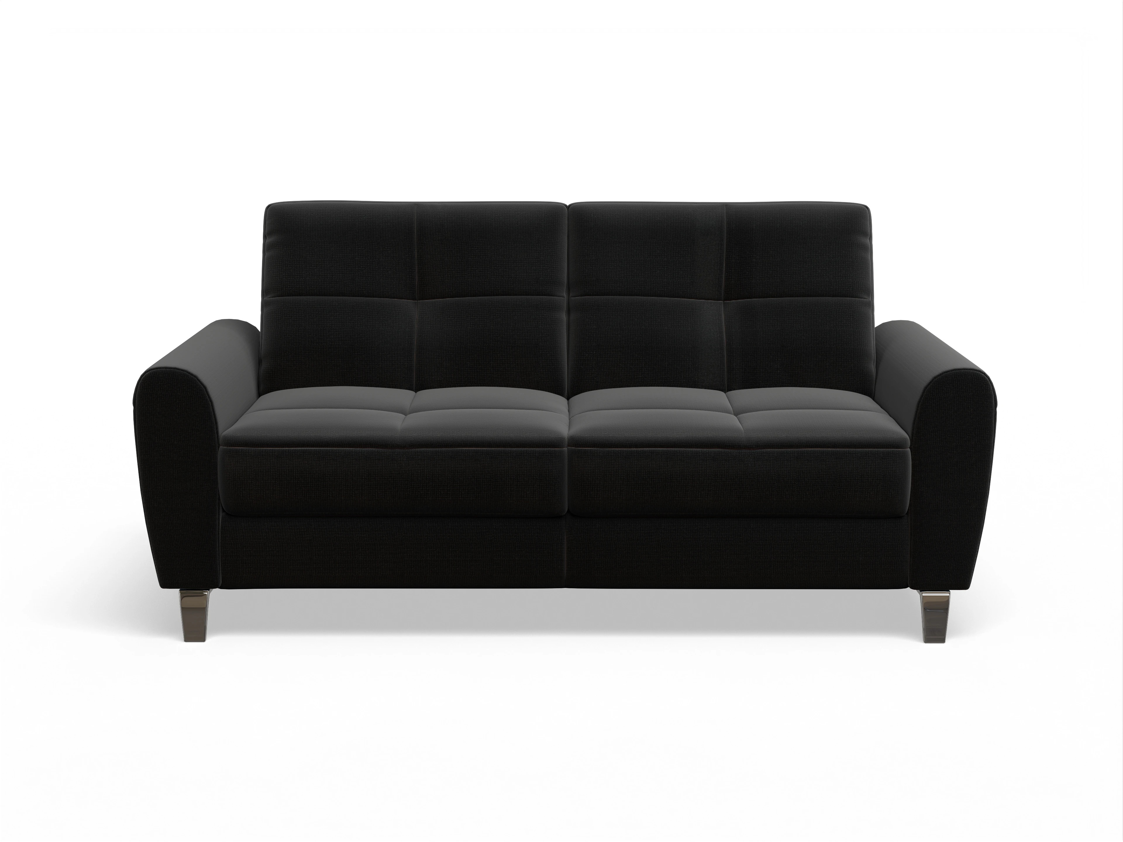 Valona 3-Sitzer Sofa Ansicht des Produktes Valona 3-Sitzer Sofa in Stoff Schwarz
