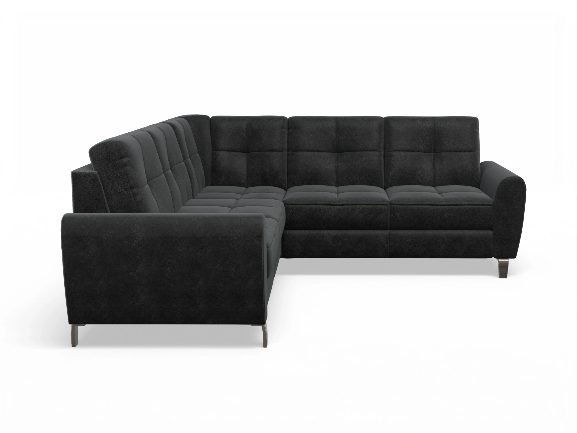 Ansicht des Produktes Valona Ecksofa gleichschenklig in Stoff Grau