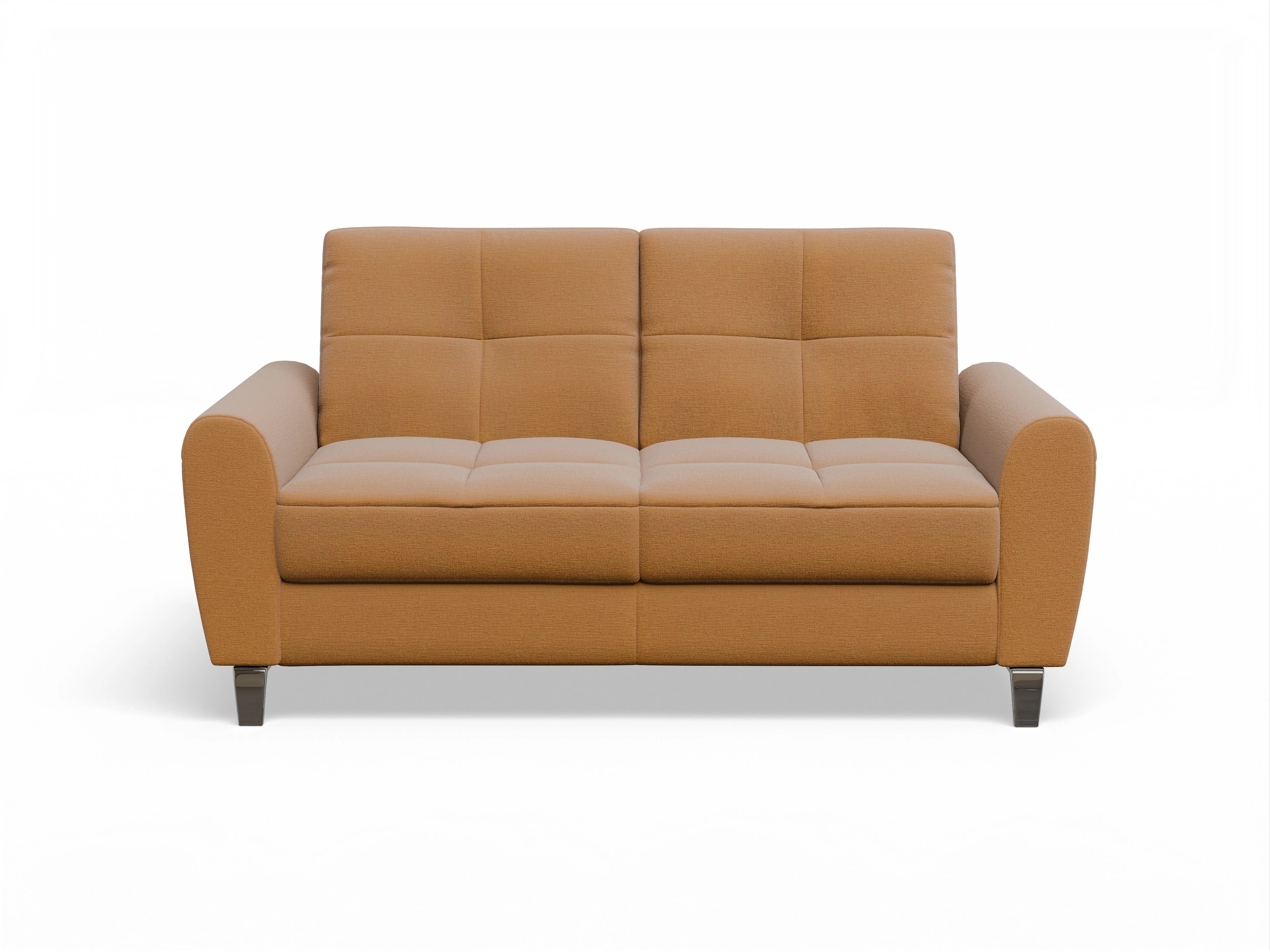 Ansicht des Produktes Valona 2,5-Sitzer Sofa in Stoff Orange