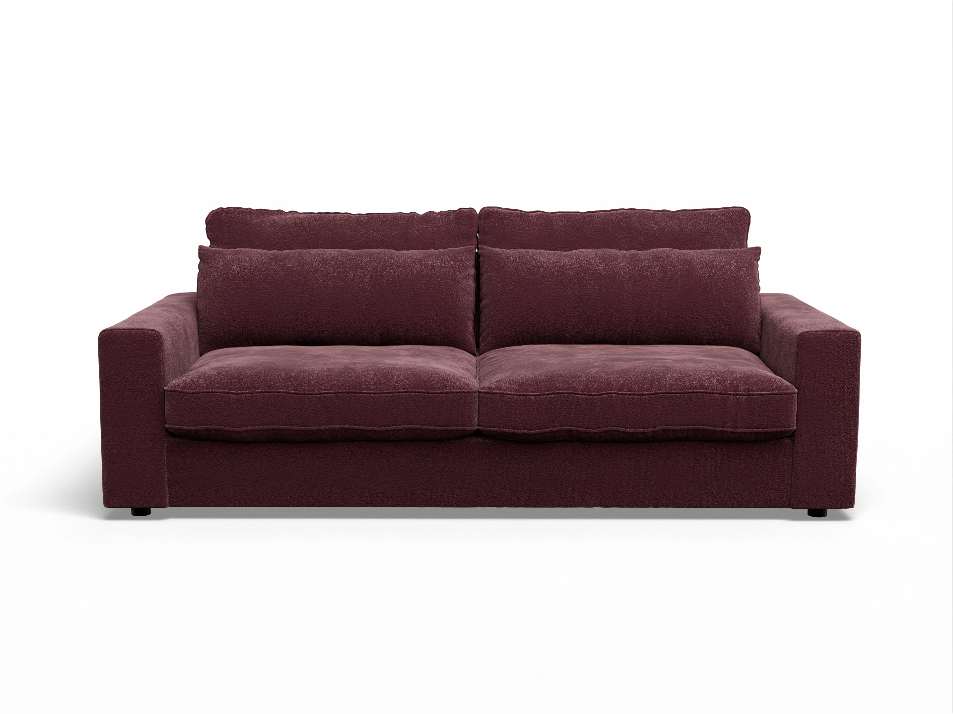 Ansicht des Produktes Lexia 2,5-Sitzer Sofa in Stoff Rot