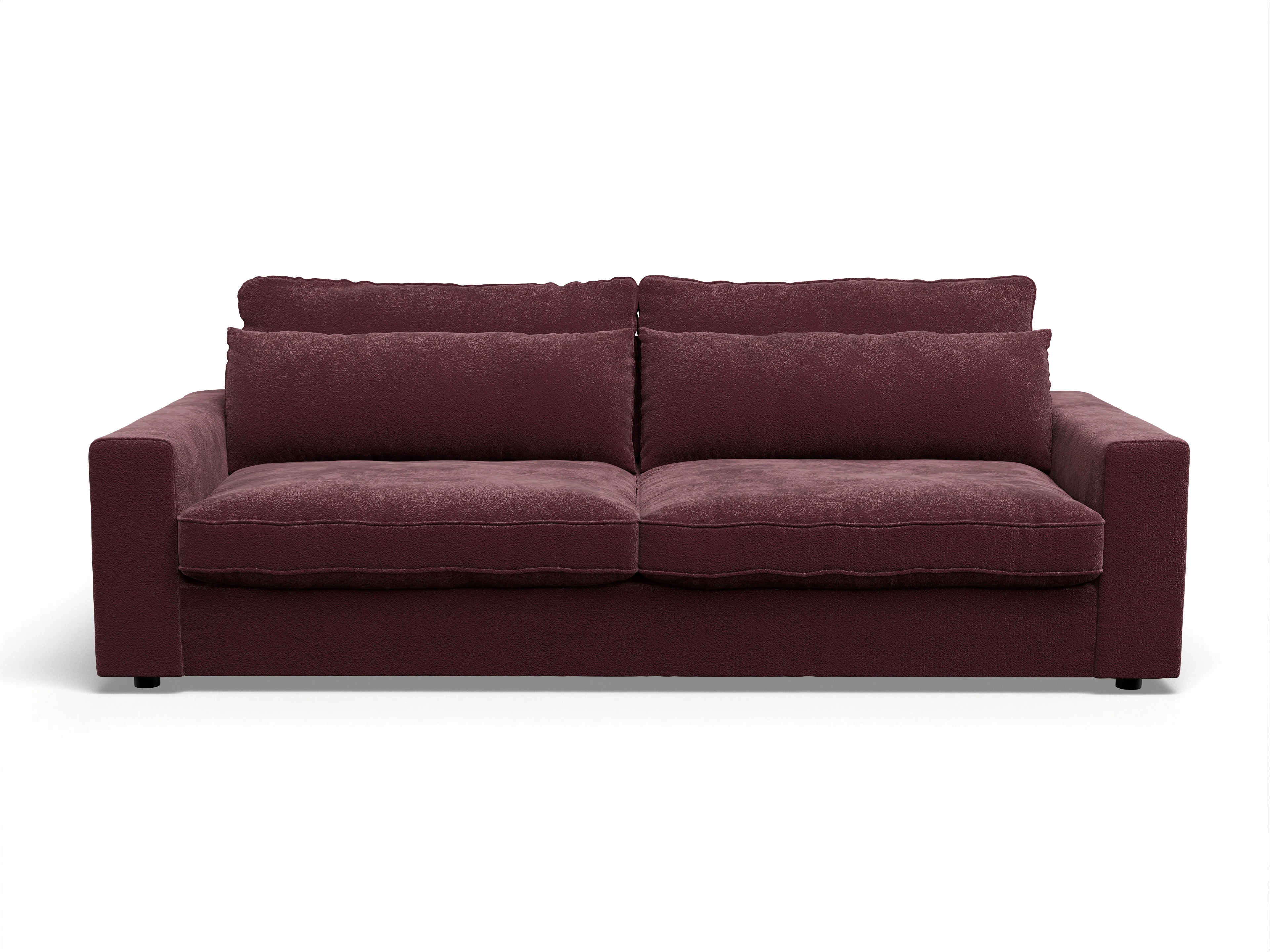Lexia 3-Sitzer Sofa Ansicht des Produktes Lexia 3-Sitzer Sofa in Stoff Rot