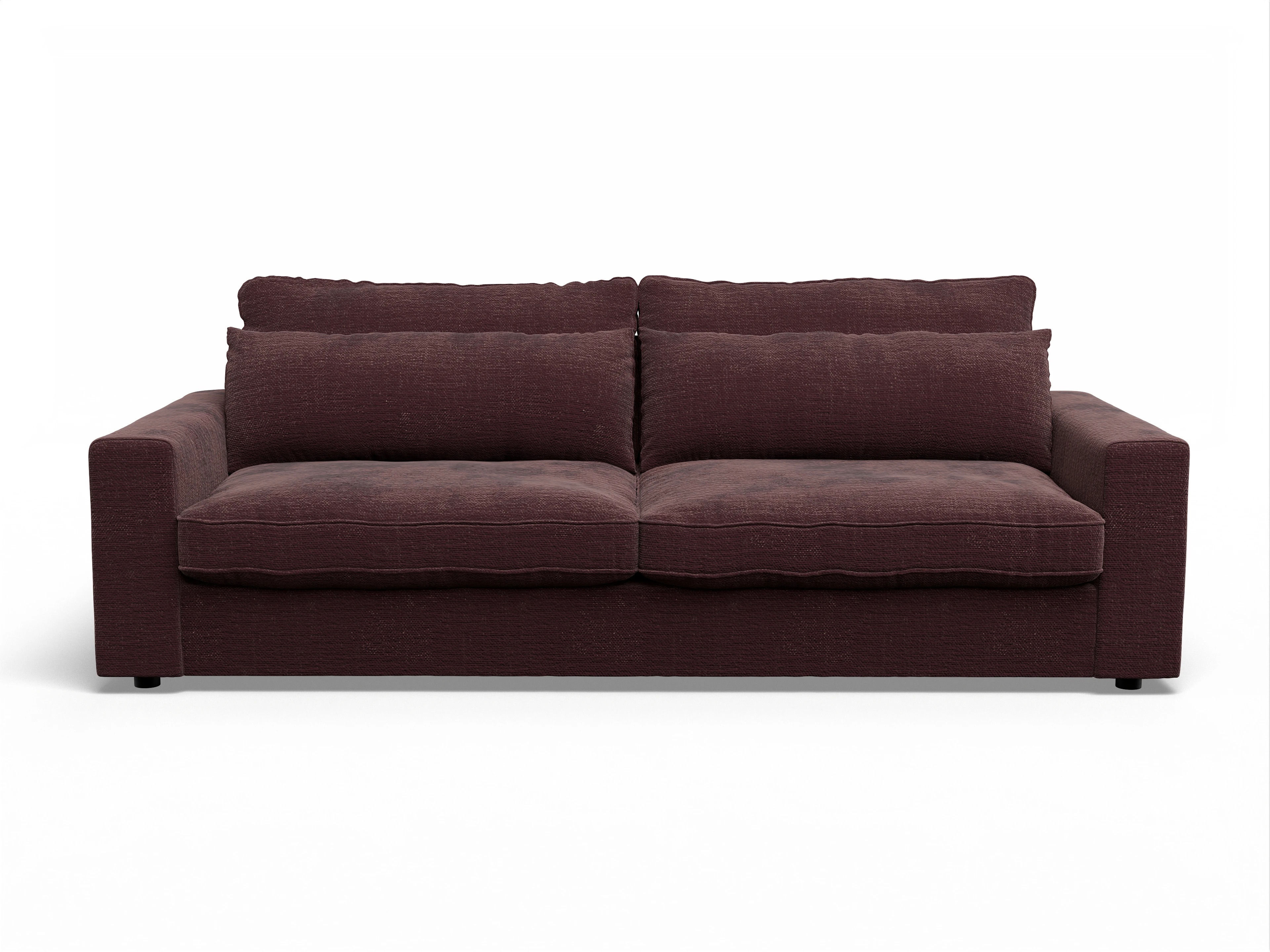 Lexia 3-Sitzer Sofa Ansicht des Produktes Lexia 3-Sitzer Sofa in Stoff Rot
