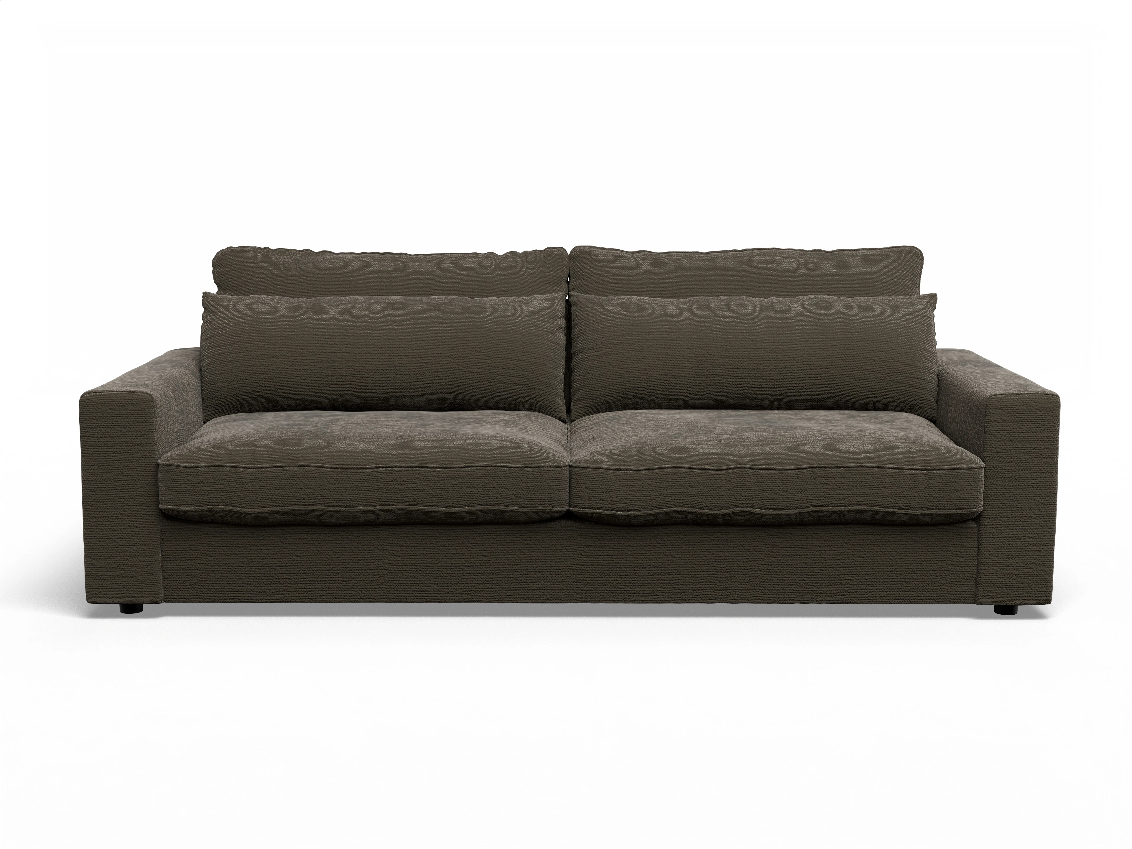 Lexia 3-Sitzer Sofa Ansicht des Produktes Lexia 3-Sitzer Sofa in Stoff Braun
