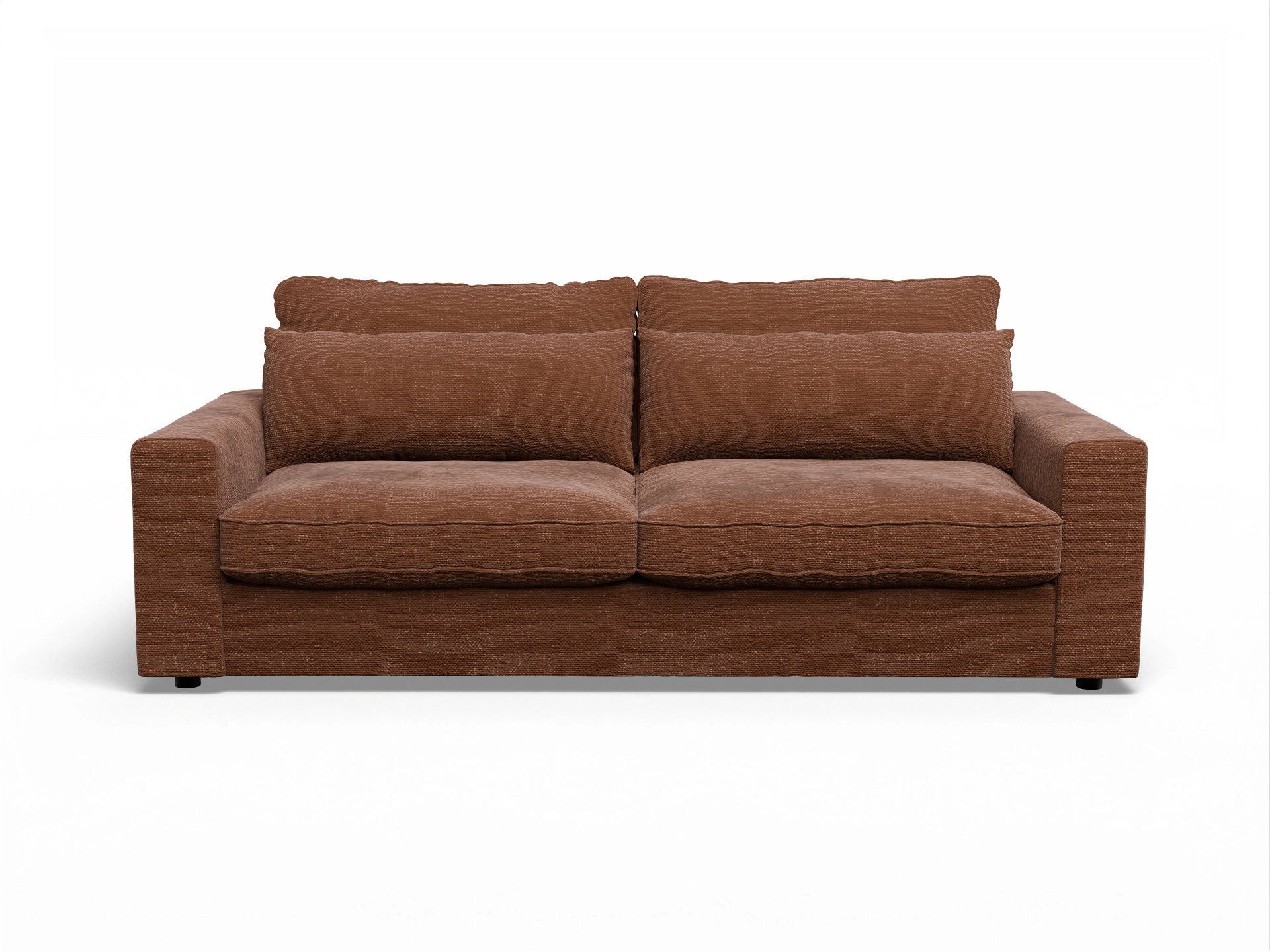 Ansicht des Produktes Lexia 2,5-Sitzer Sofa in Stoff Orange