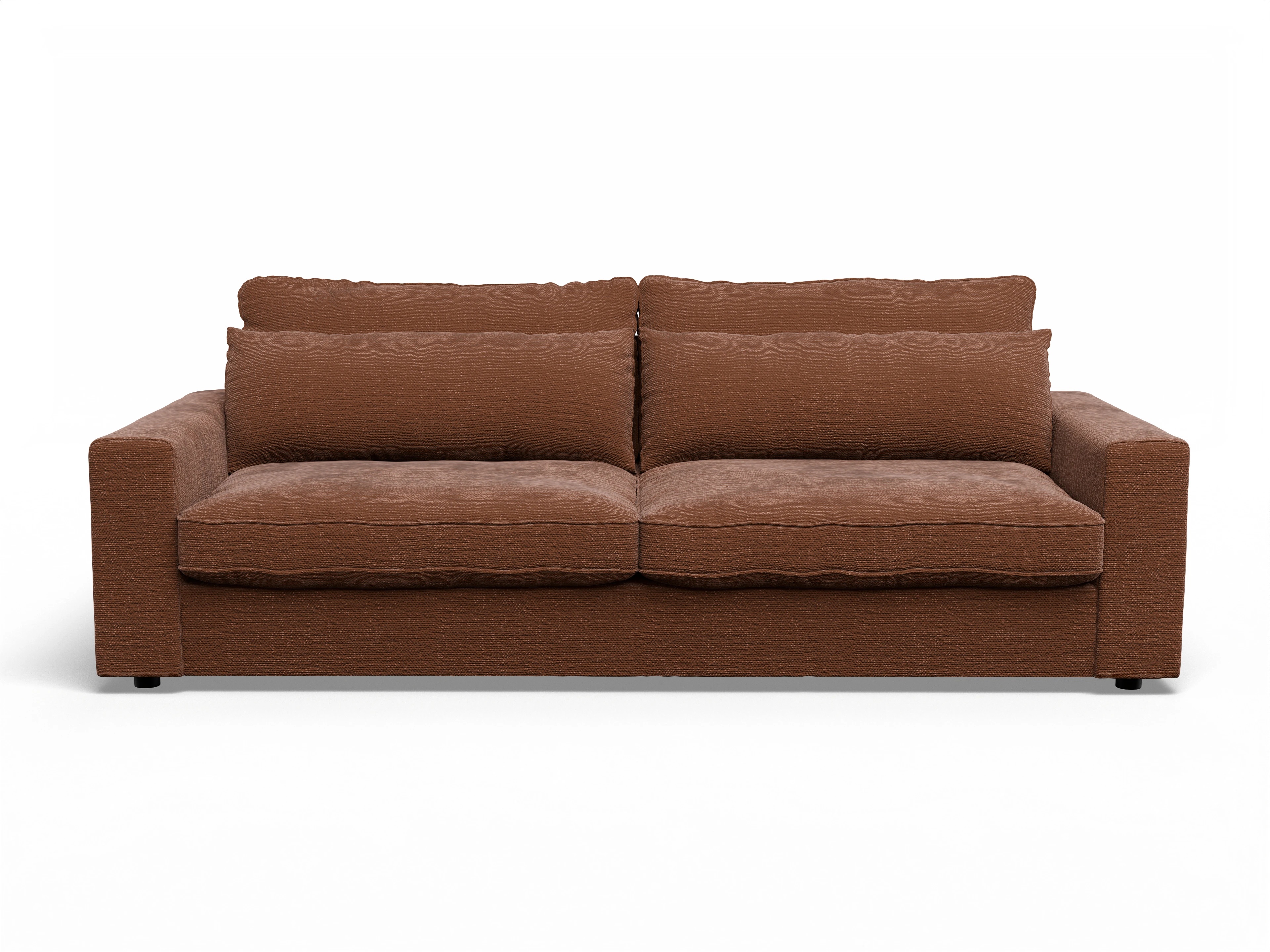 Lexia 3-Sitzer Sofa Ansicht des Produktes Lexia 3-Sitzer Sofa in Stoff Orange