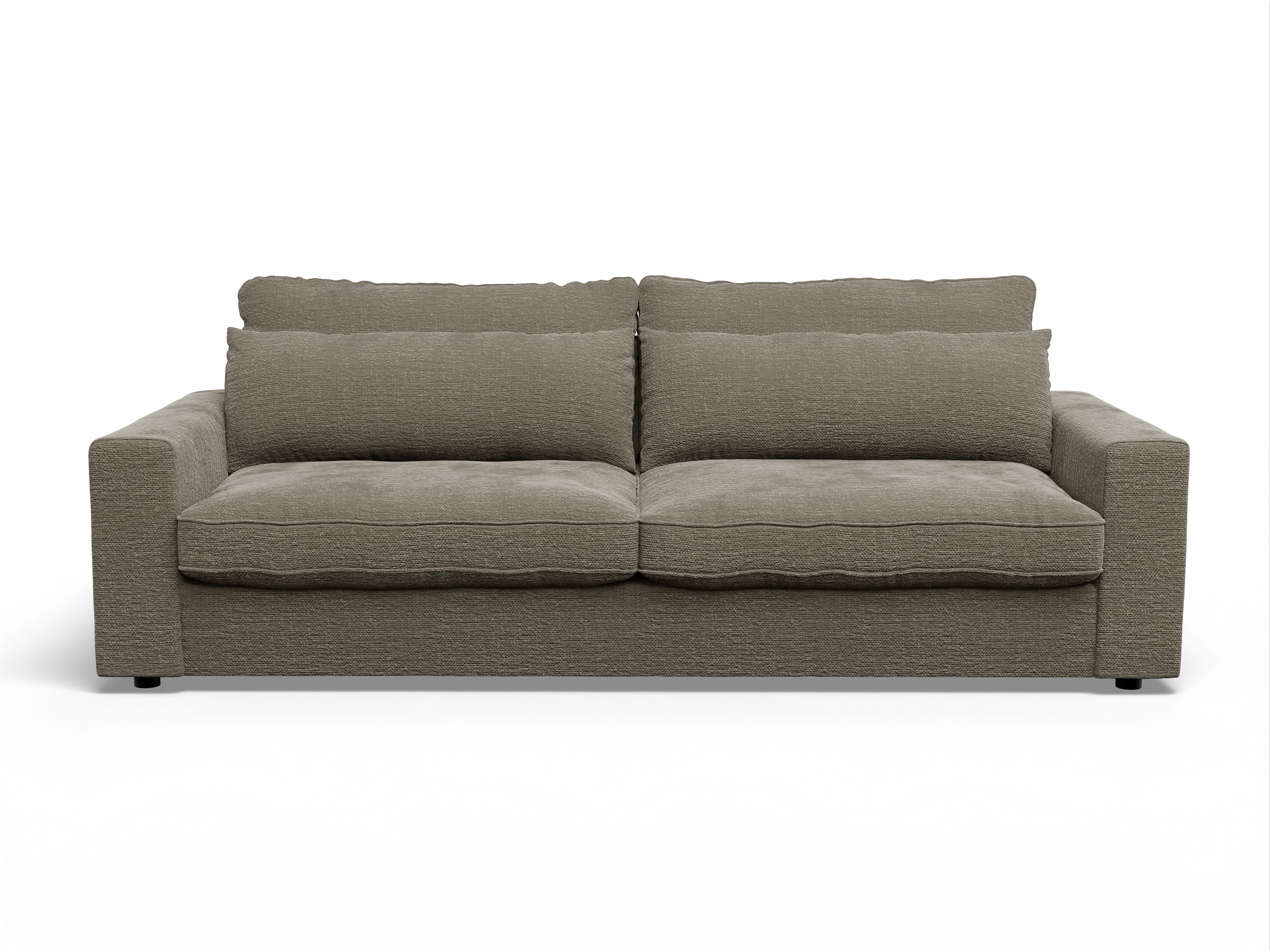 Lexia 3-Sitzer Sofa Ansicht des Produktes Lexia 3-Sitzer Sofa in Stoff Braun