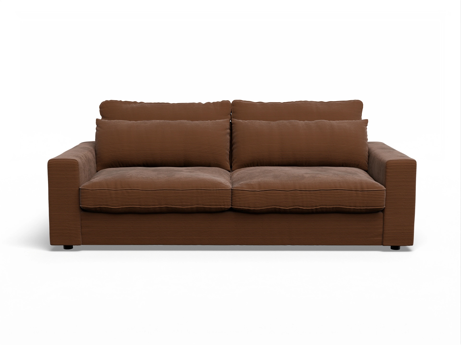 Ansicht des Produktes Lexia 2,5-Sitzer Sofa in Stoff Braun