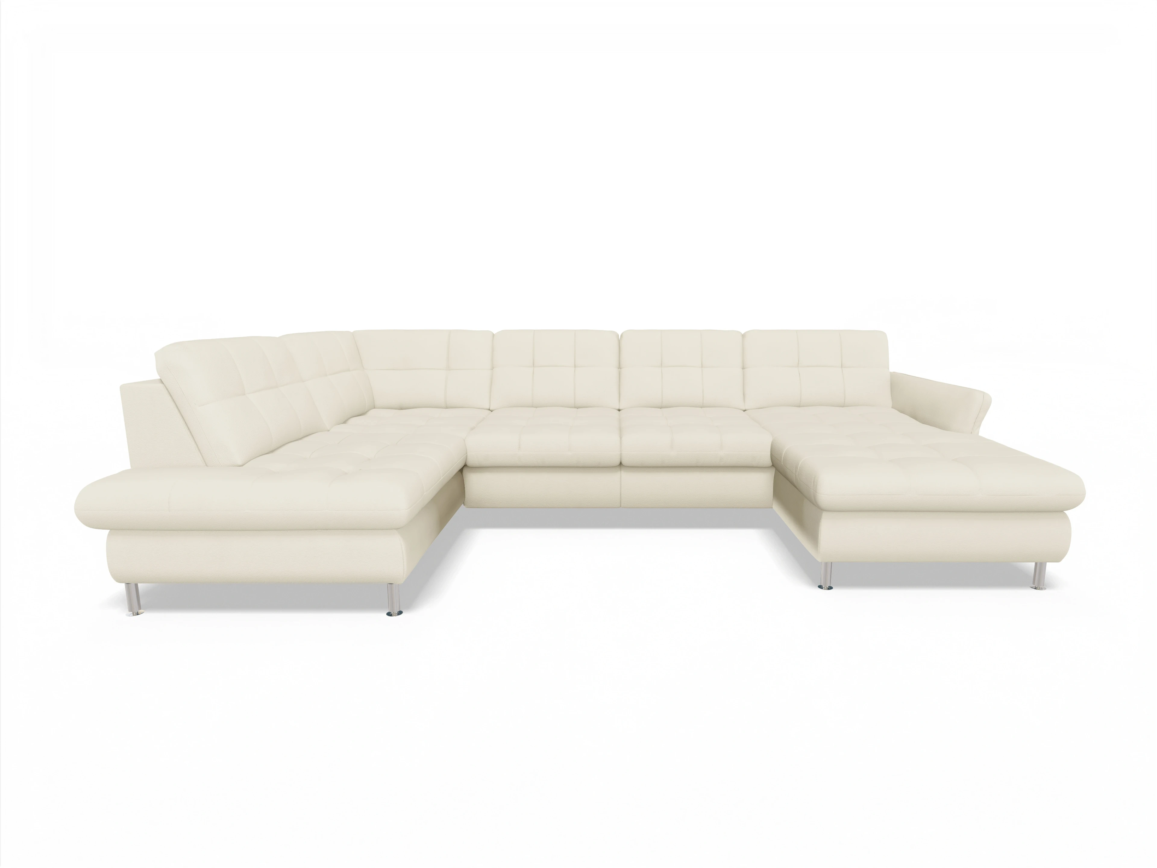 Ansicht des Produktes SC Smart 1064 Wohnlandschaft offen beidseitig in Stoff Beige