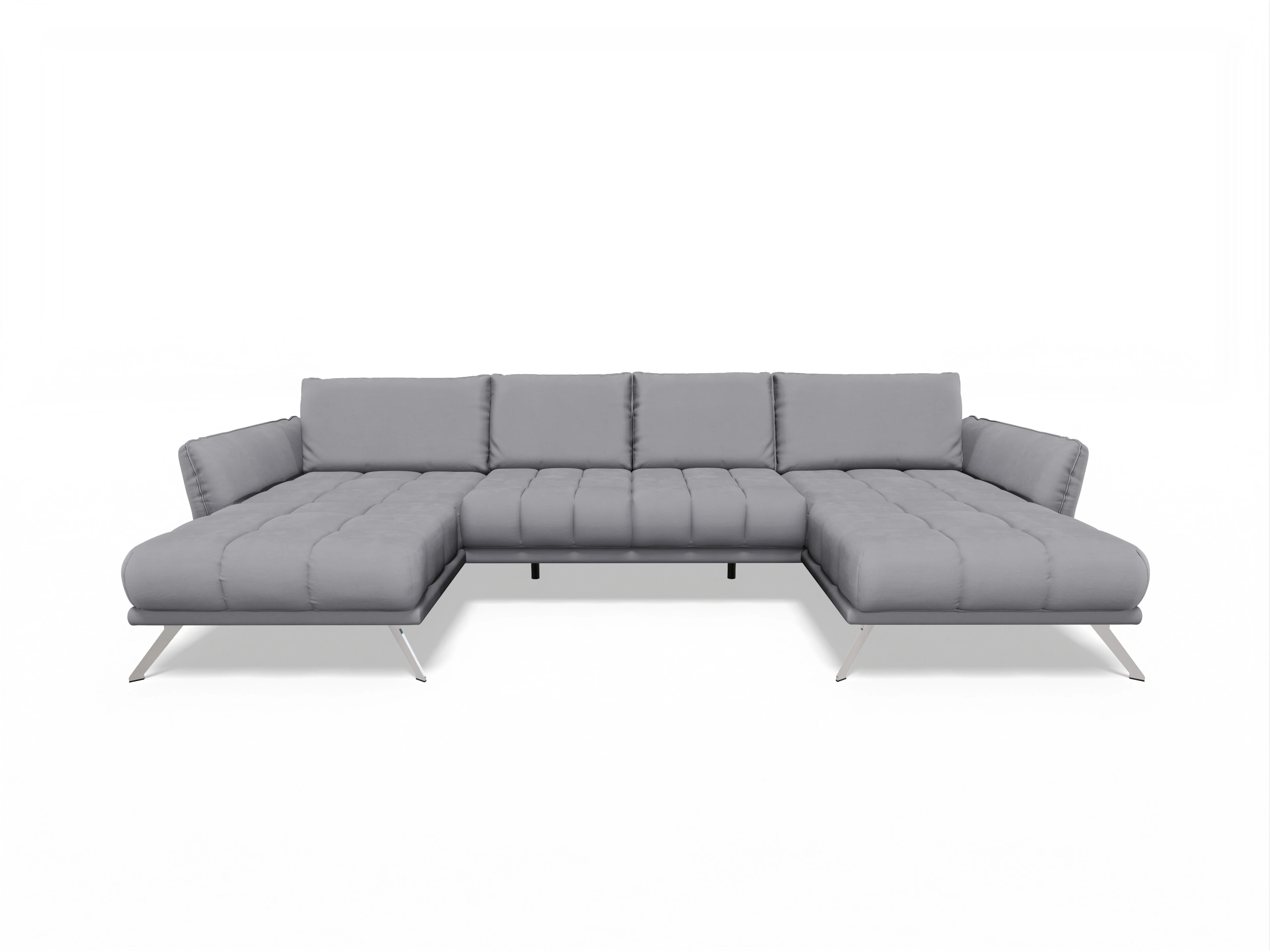 Sitz Concept smart 1065 Canape Medium Ansicht des Produktes SC Smart 1065 Wohnlandschaft offen beidseitig in Stoff Grau