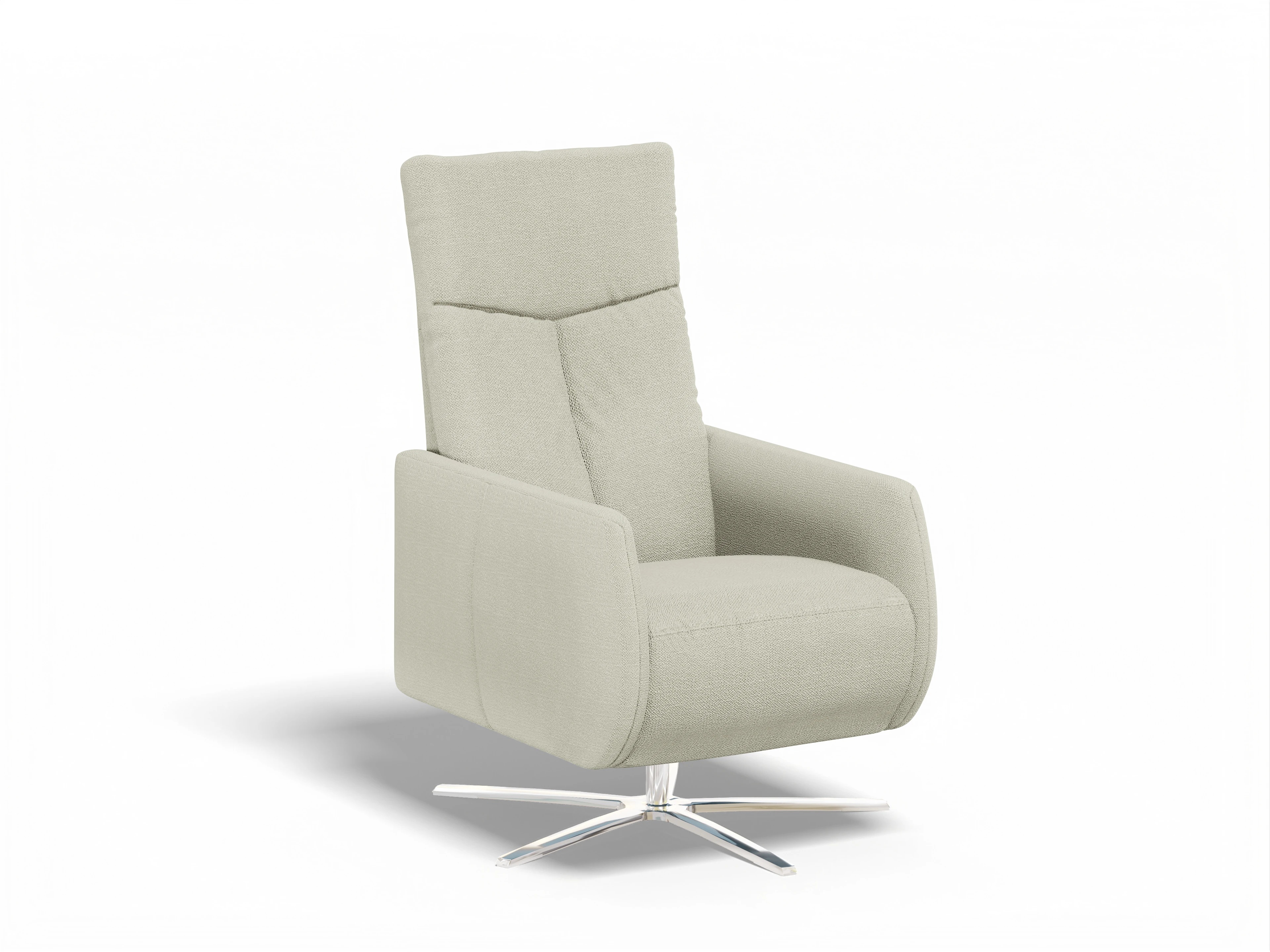 Relaxsessel Movie M Sitzhöhe 48cm Ansicht des Produktes Movie Relaxsessel in Stoff Beige