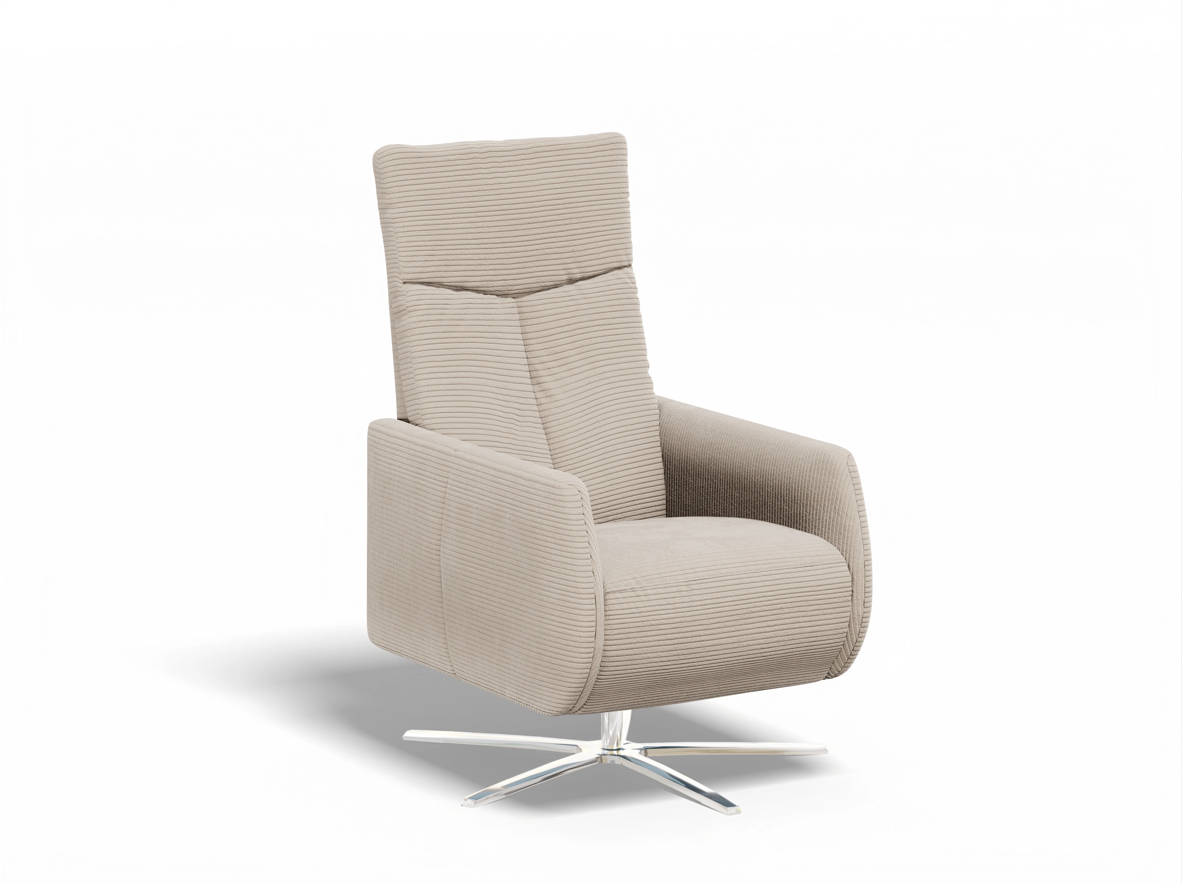 Relaxsessel Movie M Sitzhöhe 48cm Ansicht des Produktes Movie Relaxsessel in Stoff Beige