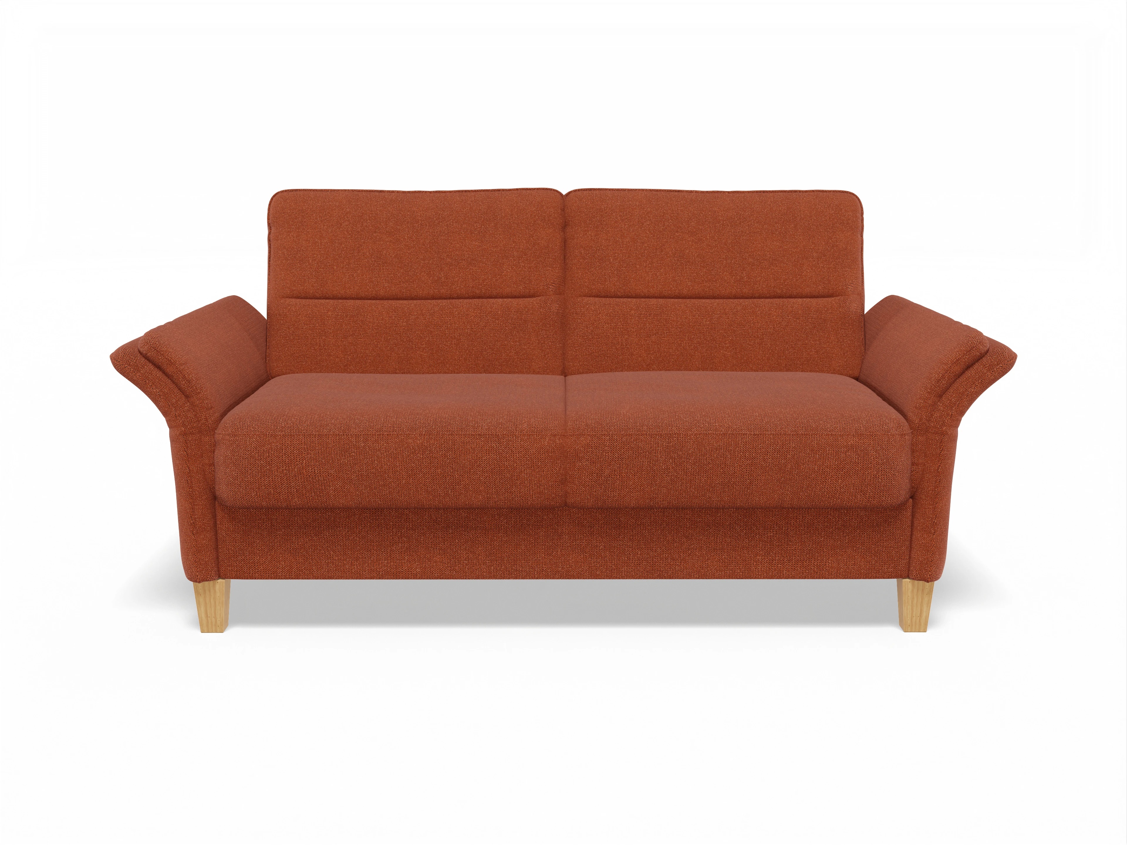 Ansicht des Produktes Warna 2-Sitzer Sofa in Stoff Rot