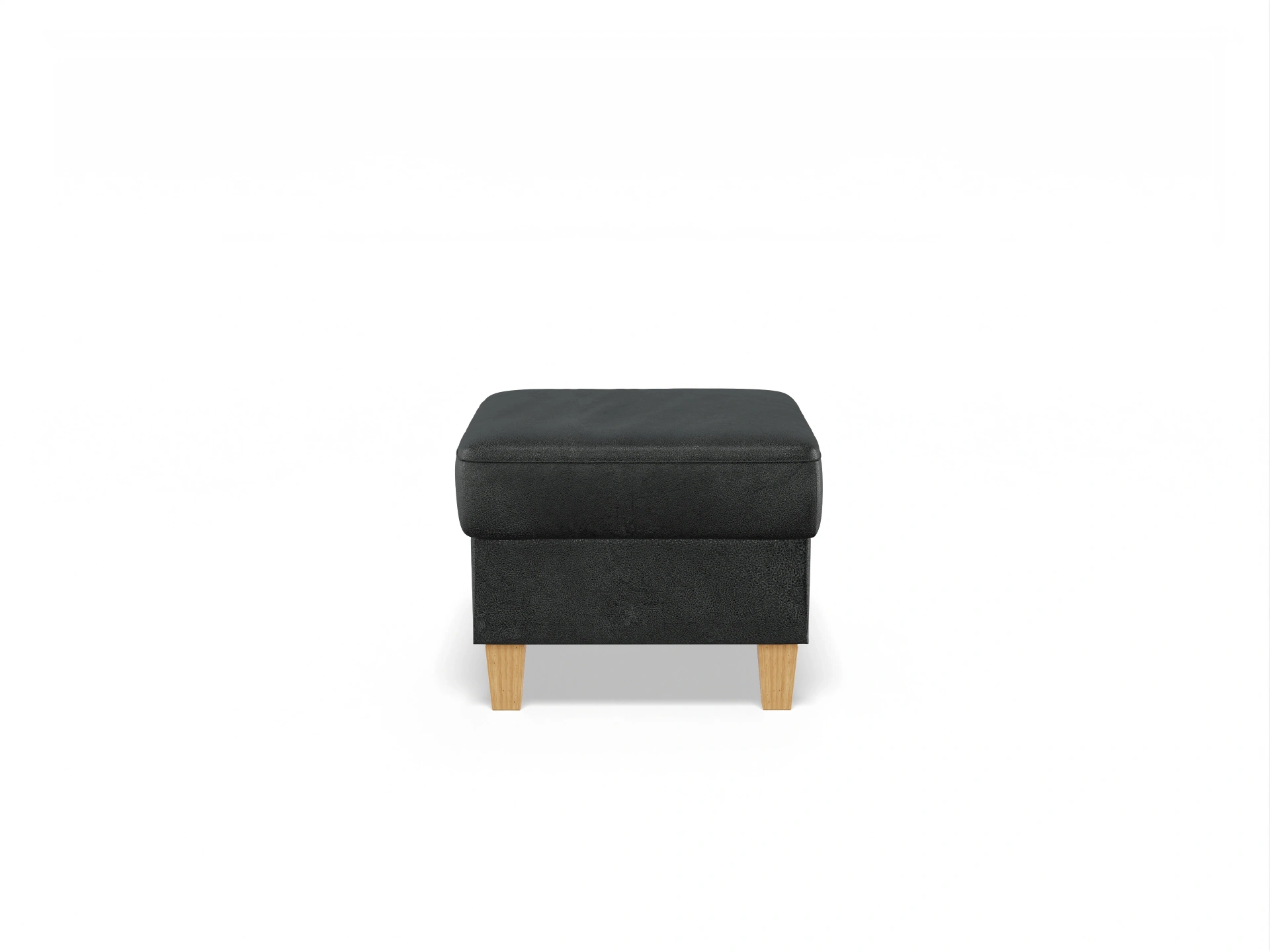 Ansicht des Produktes Warna Hocker in Stoff Grau