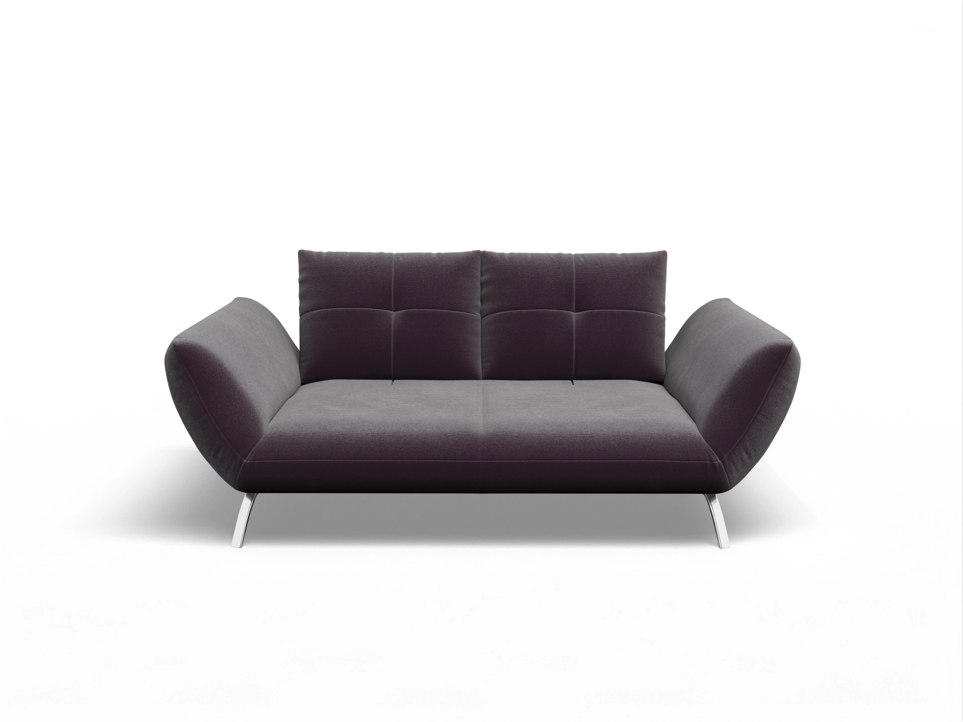 Ansicht des Produktes Dubai 2-Sitzer Sofa in Stoff Rot