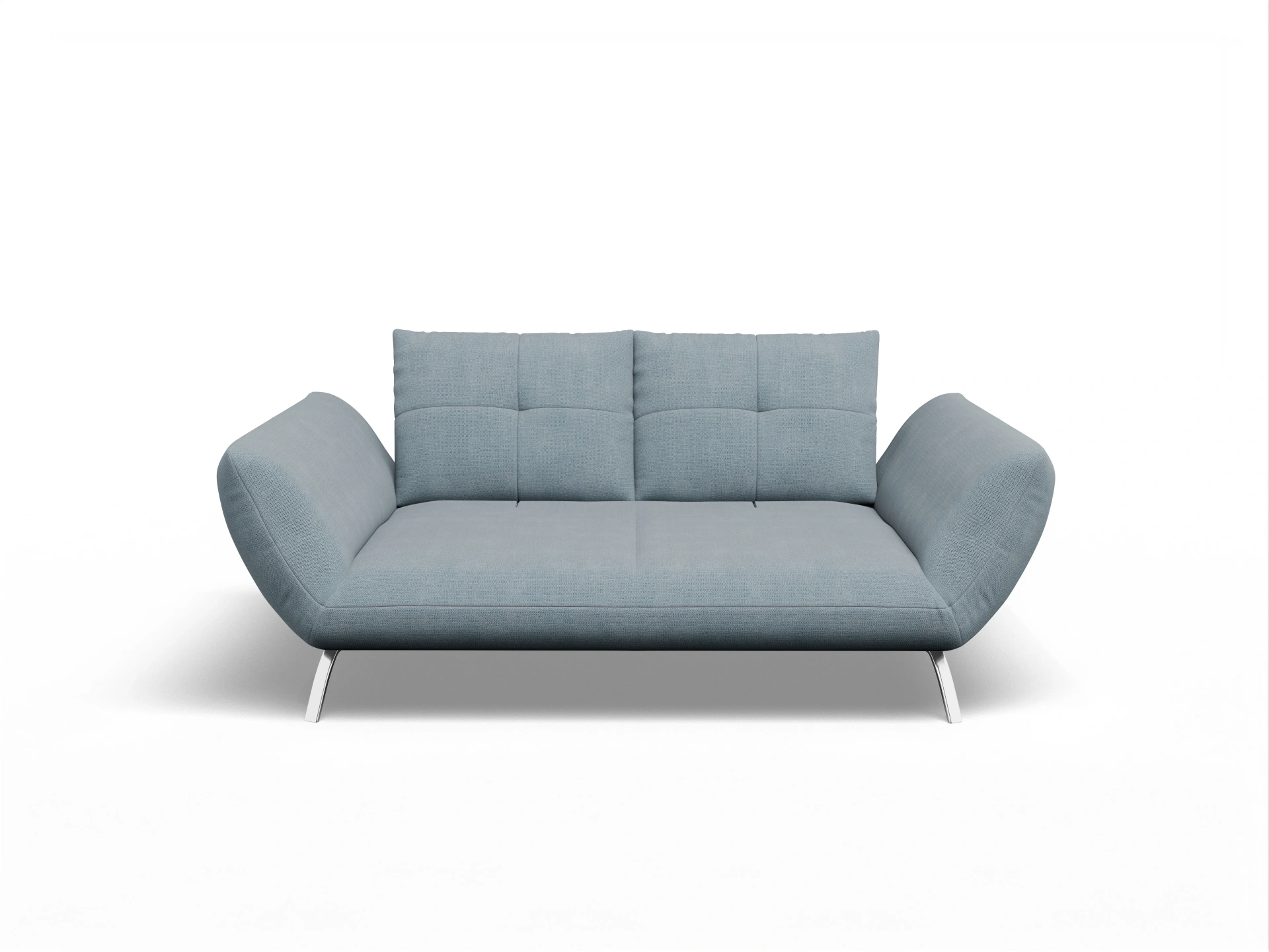 Ansicht des Produktes Dubai 2-Sitzer Sofa in Stoff Blau